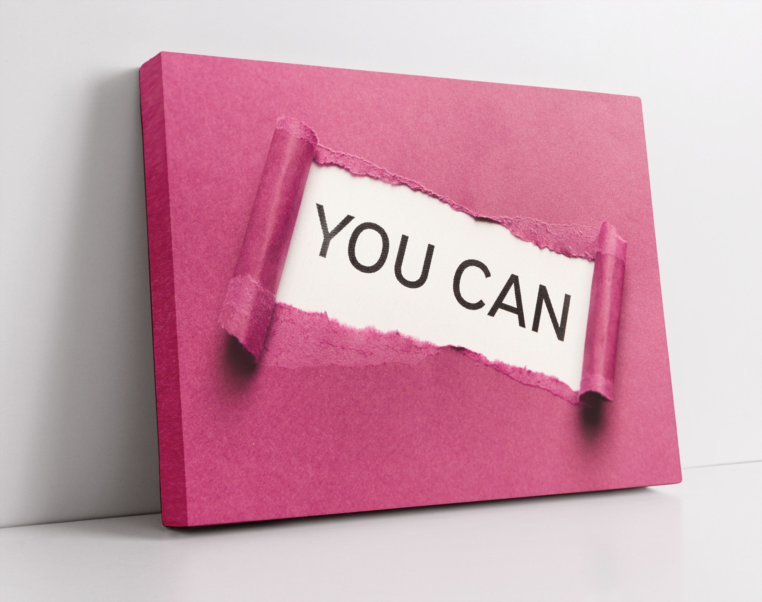 You Can! Motivaton - Leinwandbild