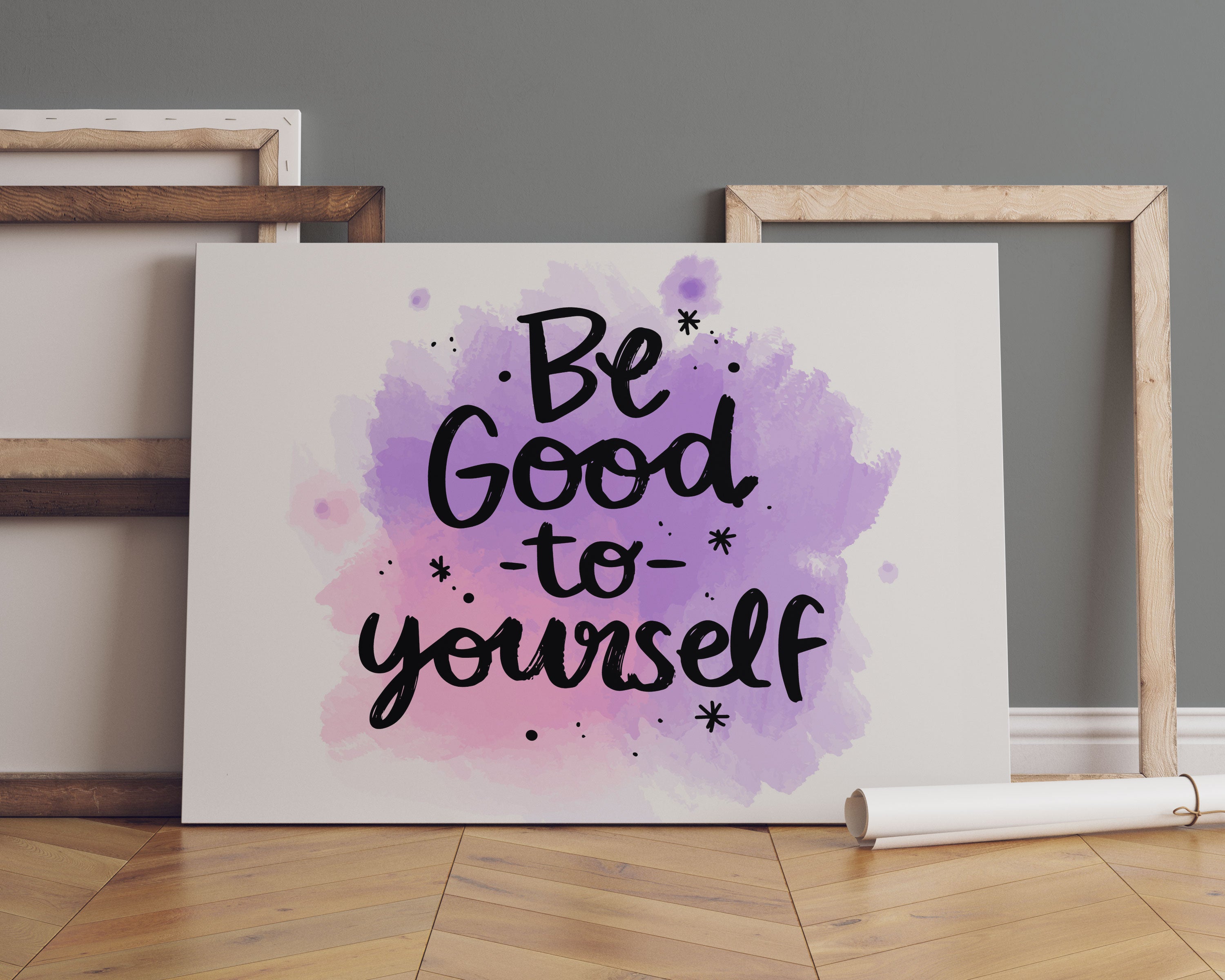 Be good to yourself Motivaton Leinwandbild Sofa