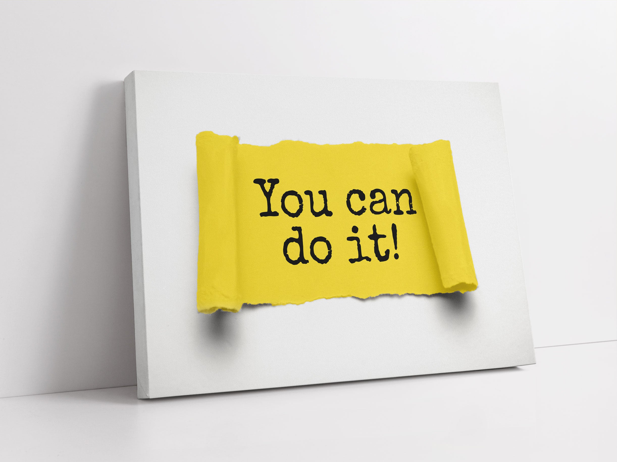 Motivaton You can do it  Leinwandbild Studio