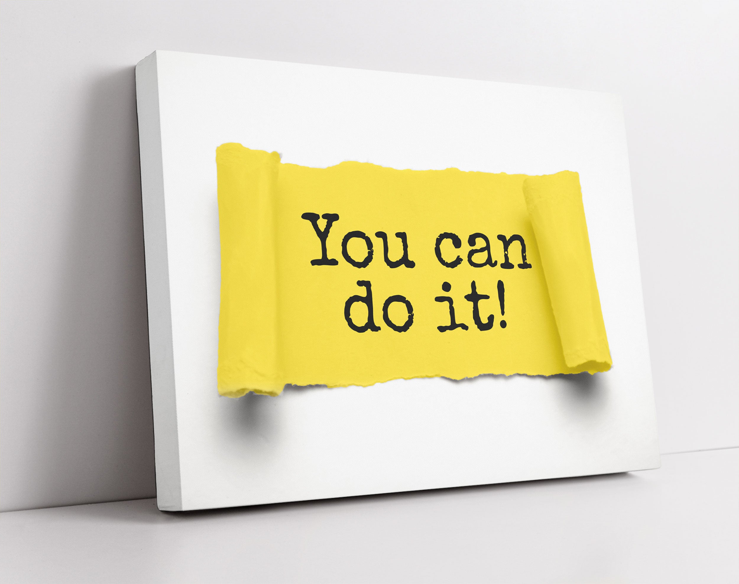 Motivaton You can do it  - Leinwandbild