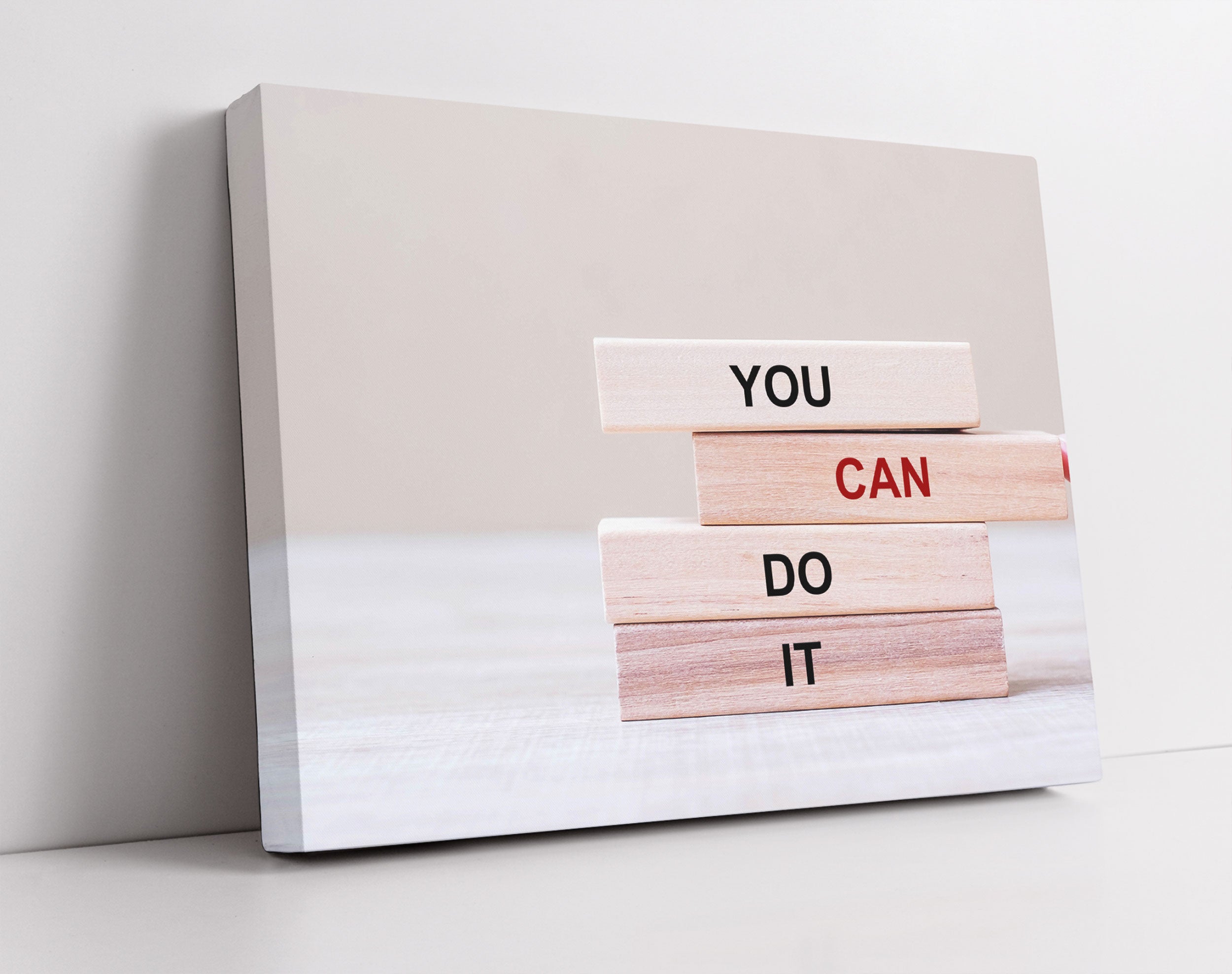 Motivaton You can do it  - Leinwandbild