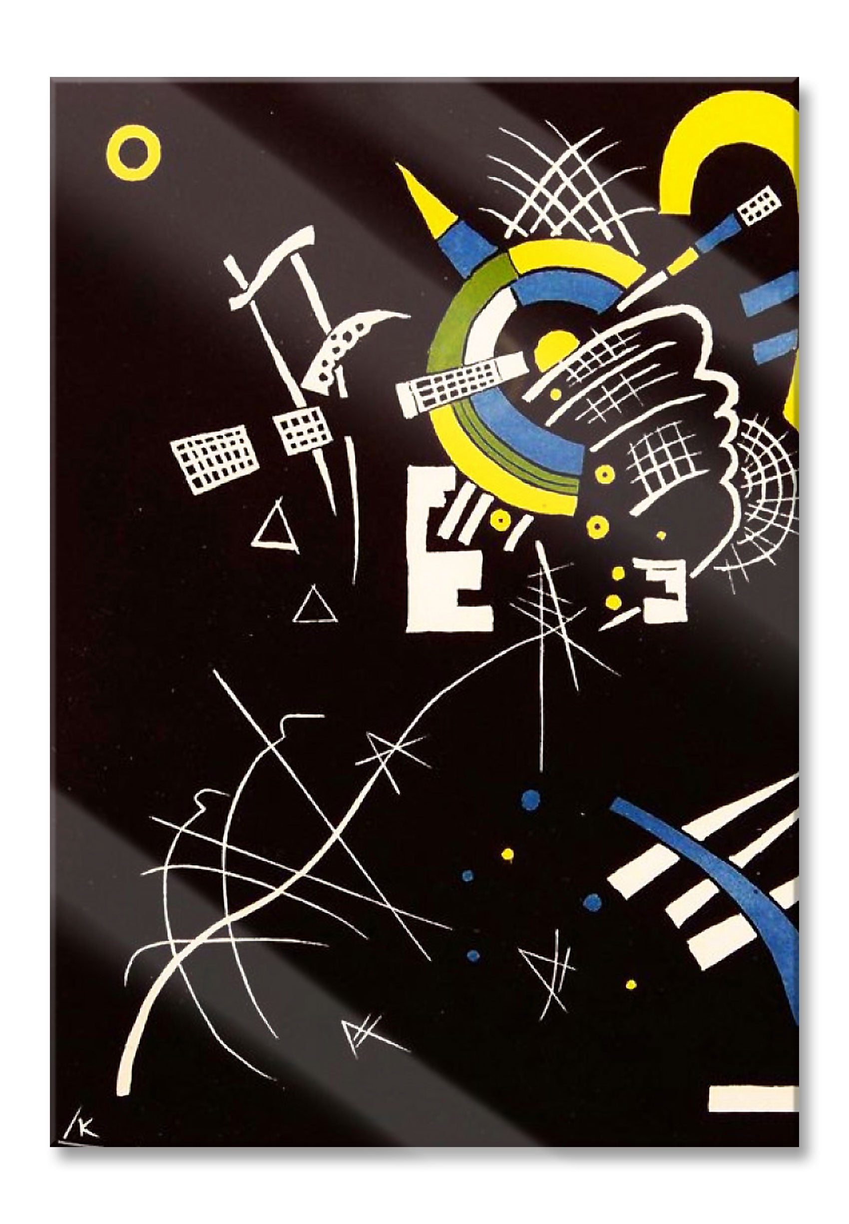 Wassily Kandinsky - Kleine Welten, Glasbild