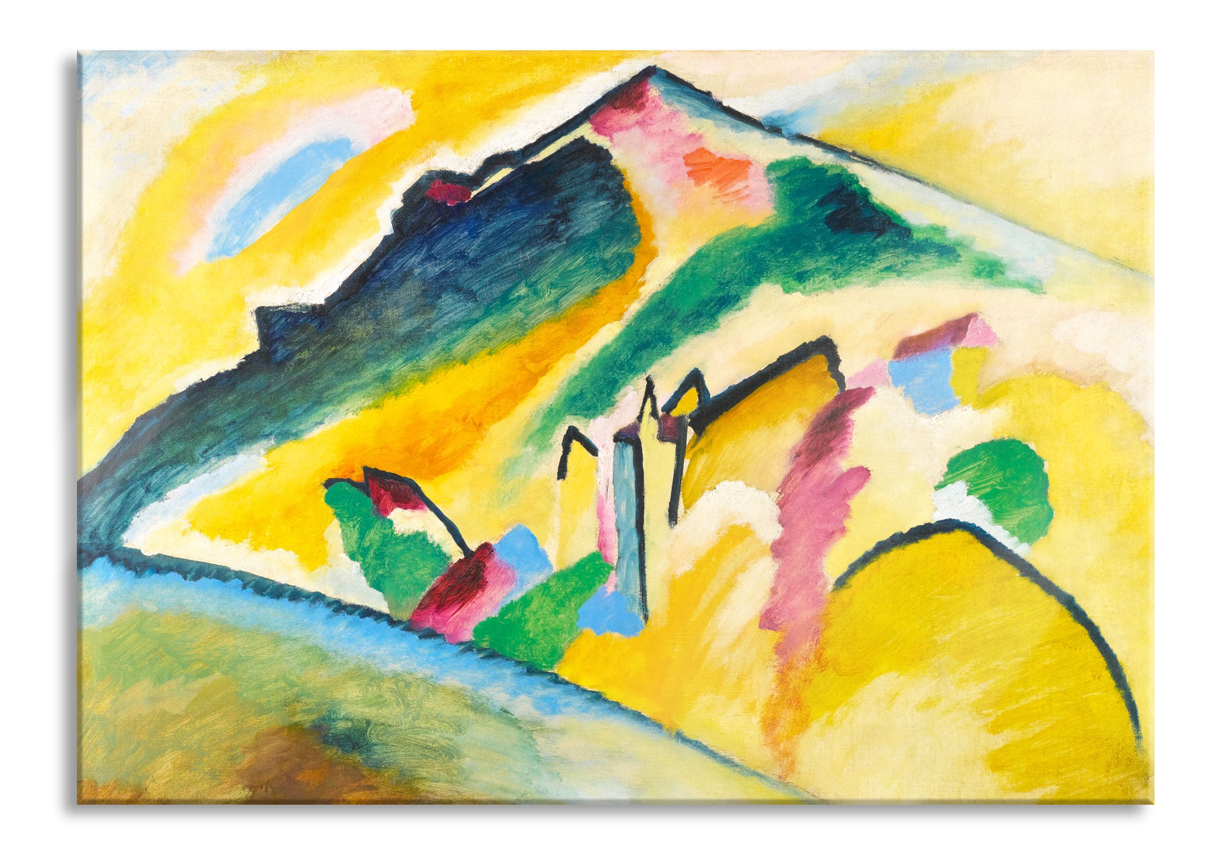 Wassily Kandinsky - Herbstlandschaft, Glasbild