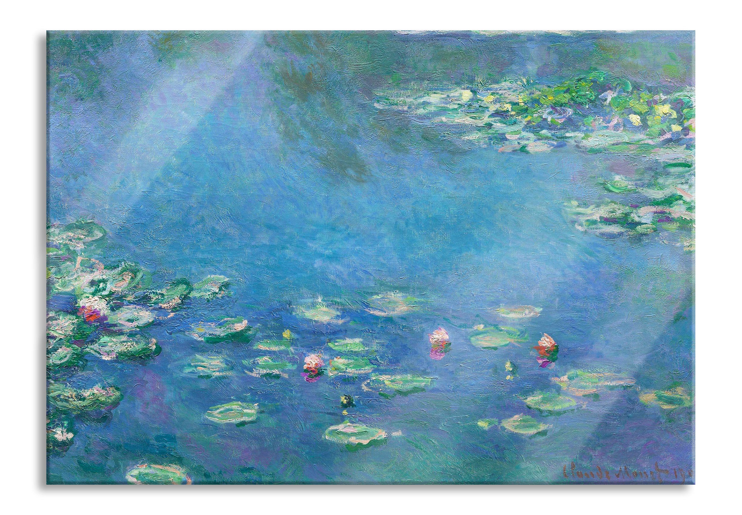 Claude Monet - Seerosen  III, Glasbild