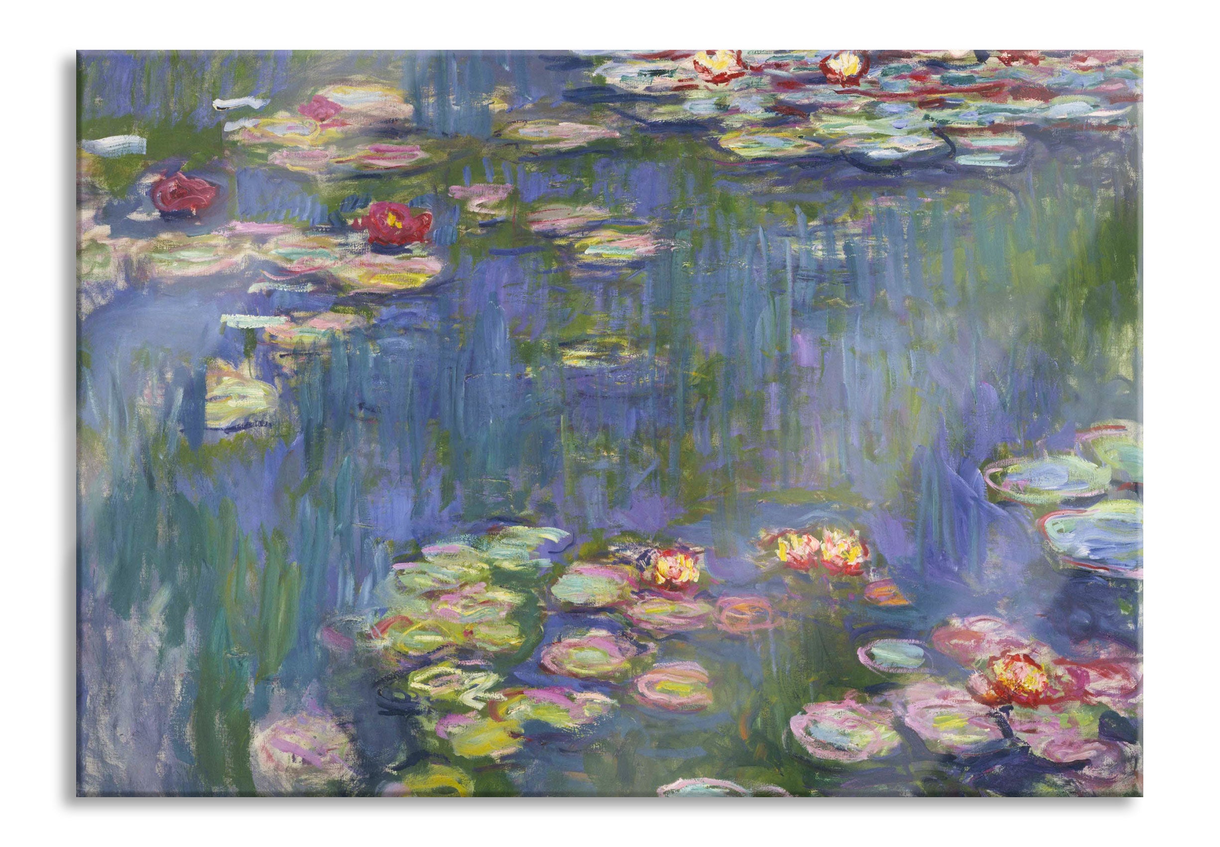 Claude Monet - Seerosen  V, Glasbild