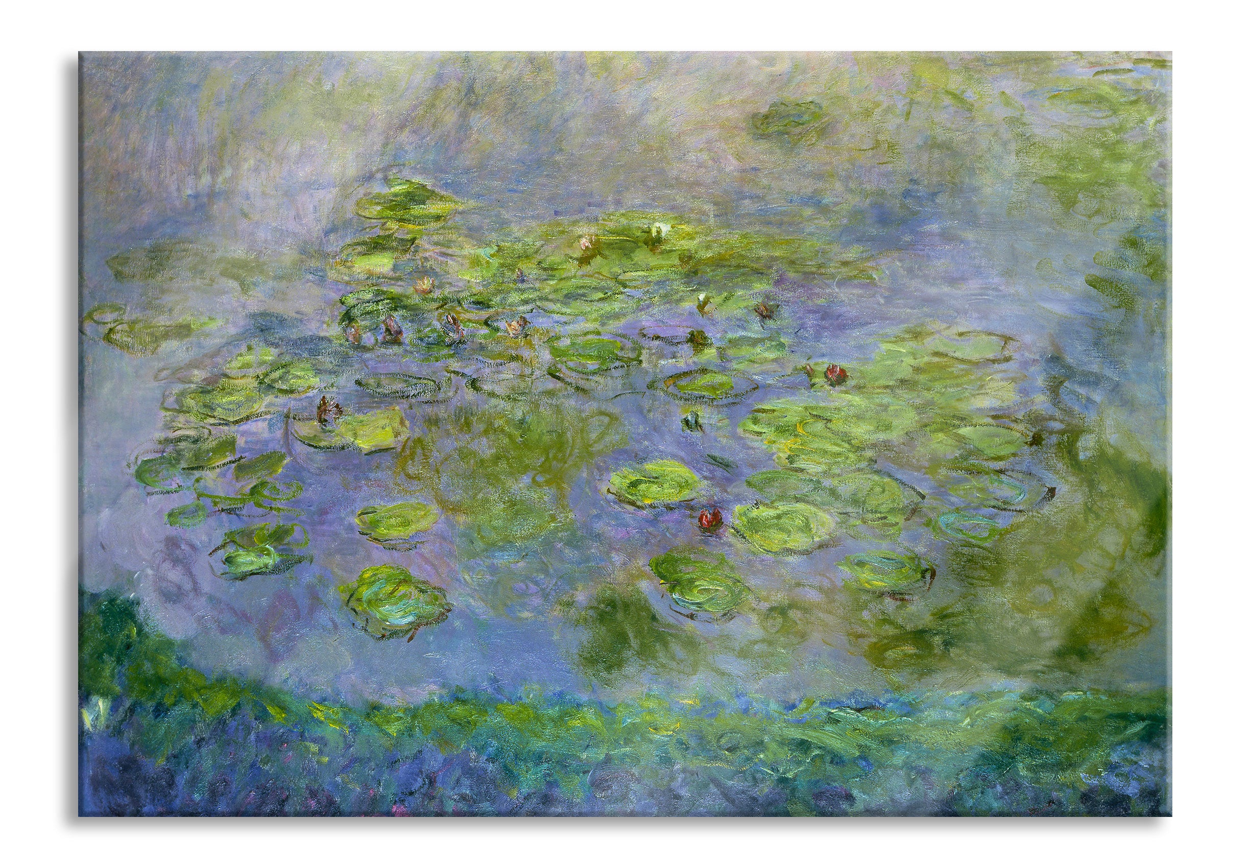 Claude Monet - Seerosen  VI, Glasbild