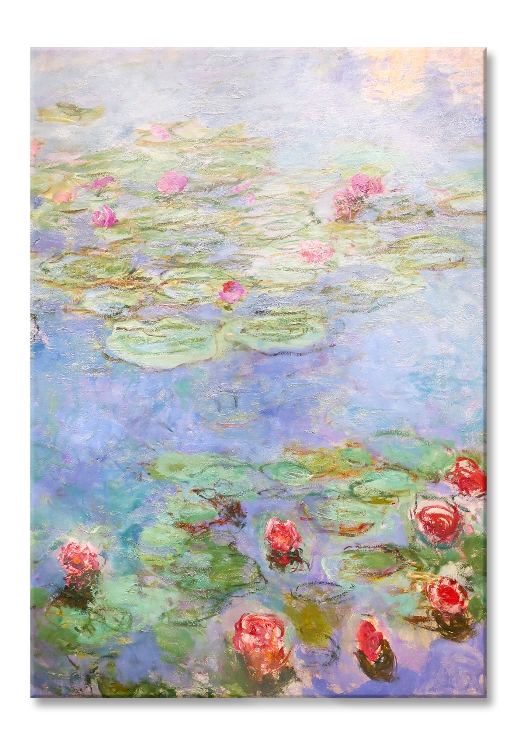 Claude Monet - Seerosen  VIII, Glasbild