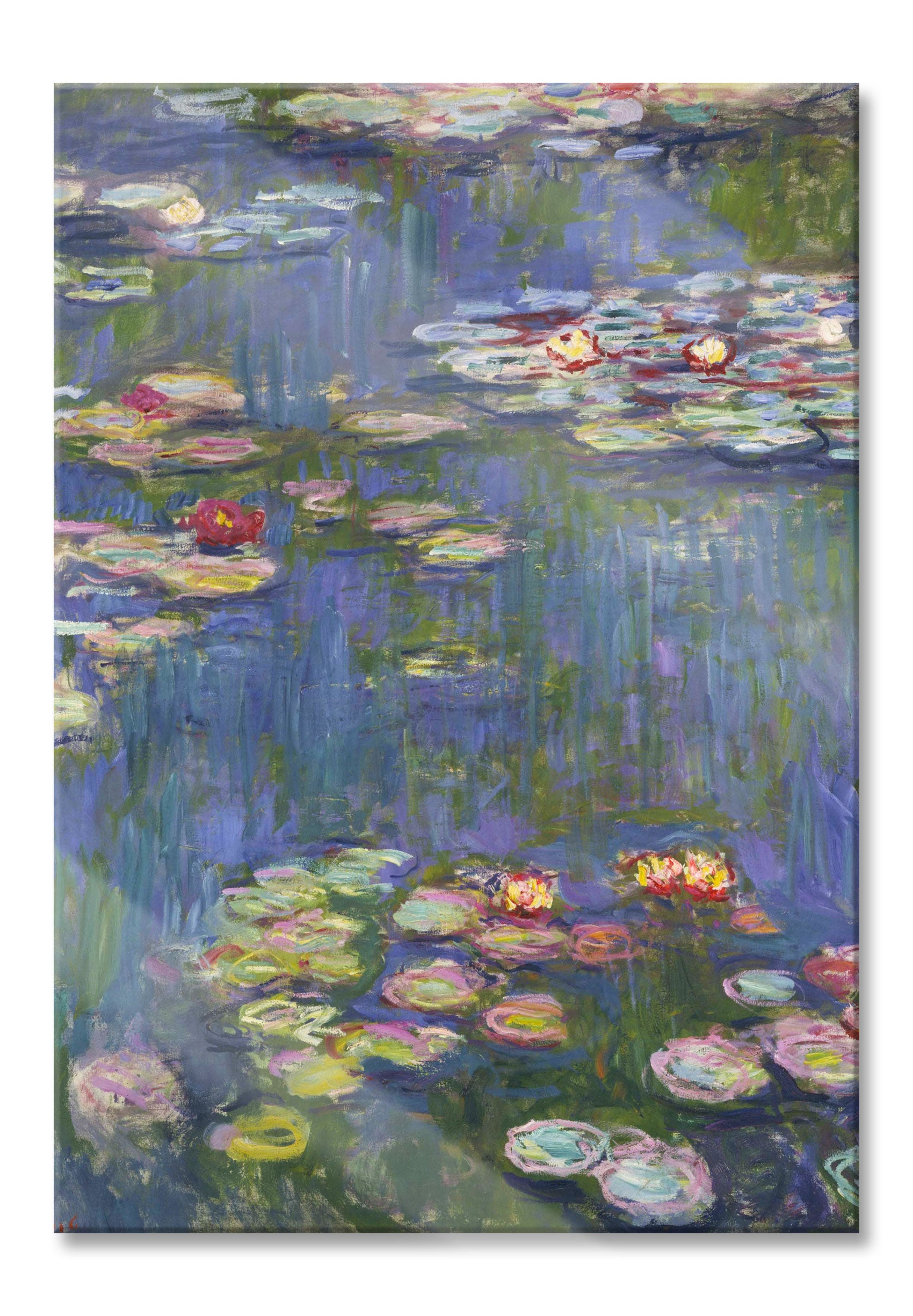 Claude Monet - Seerosen, Glasbild