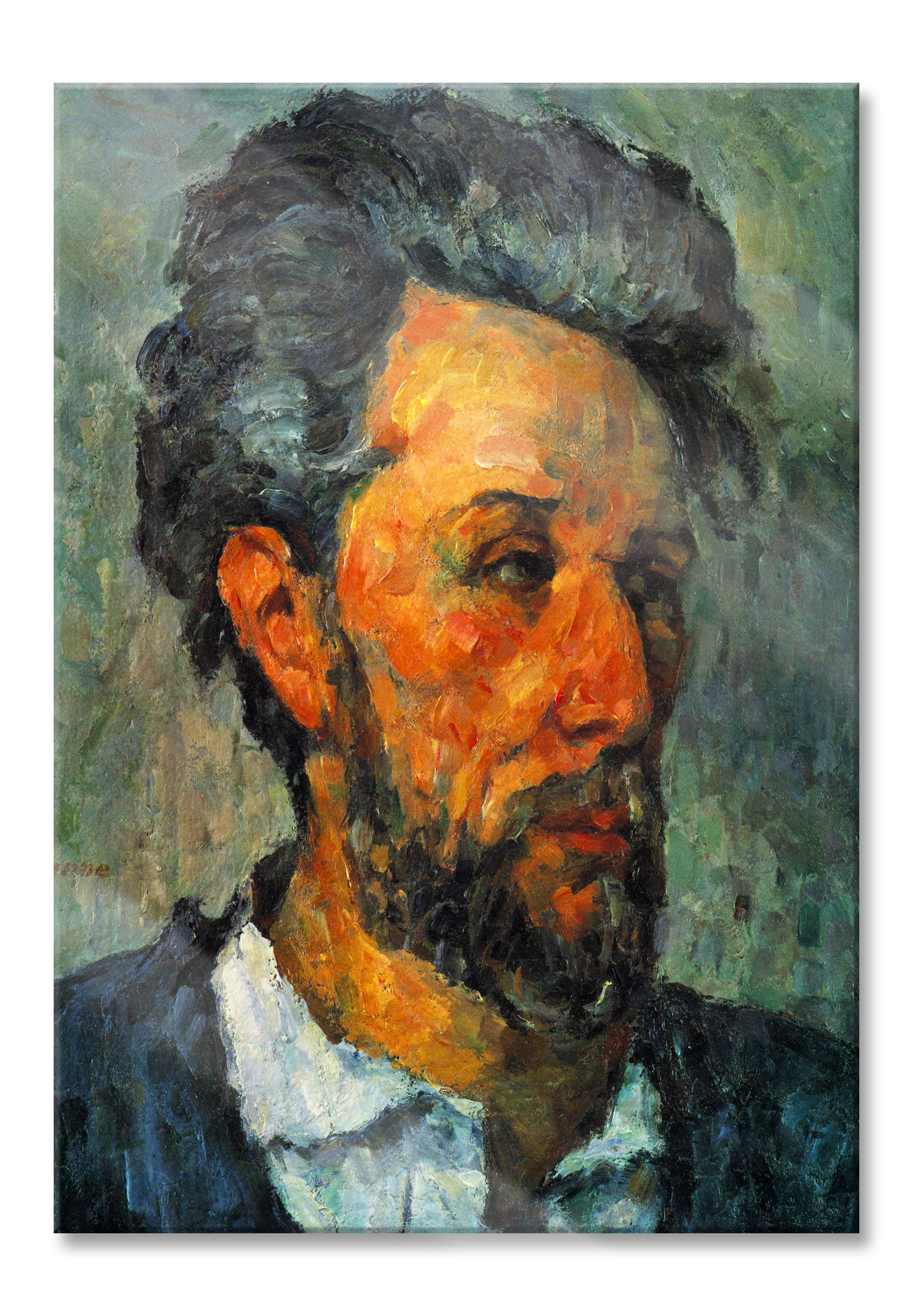 Paul Cézanne - Portrait of Victor Chocquet , Glasbild