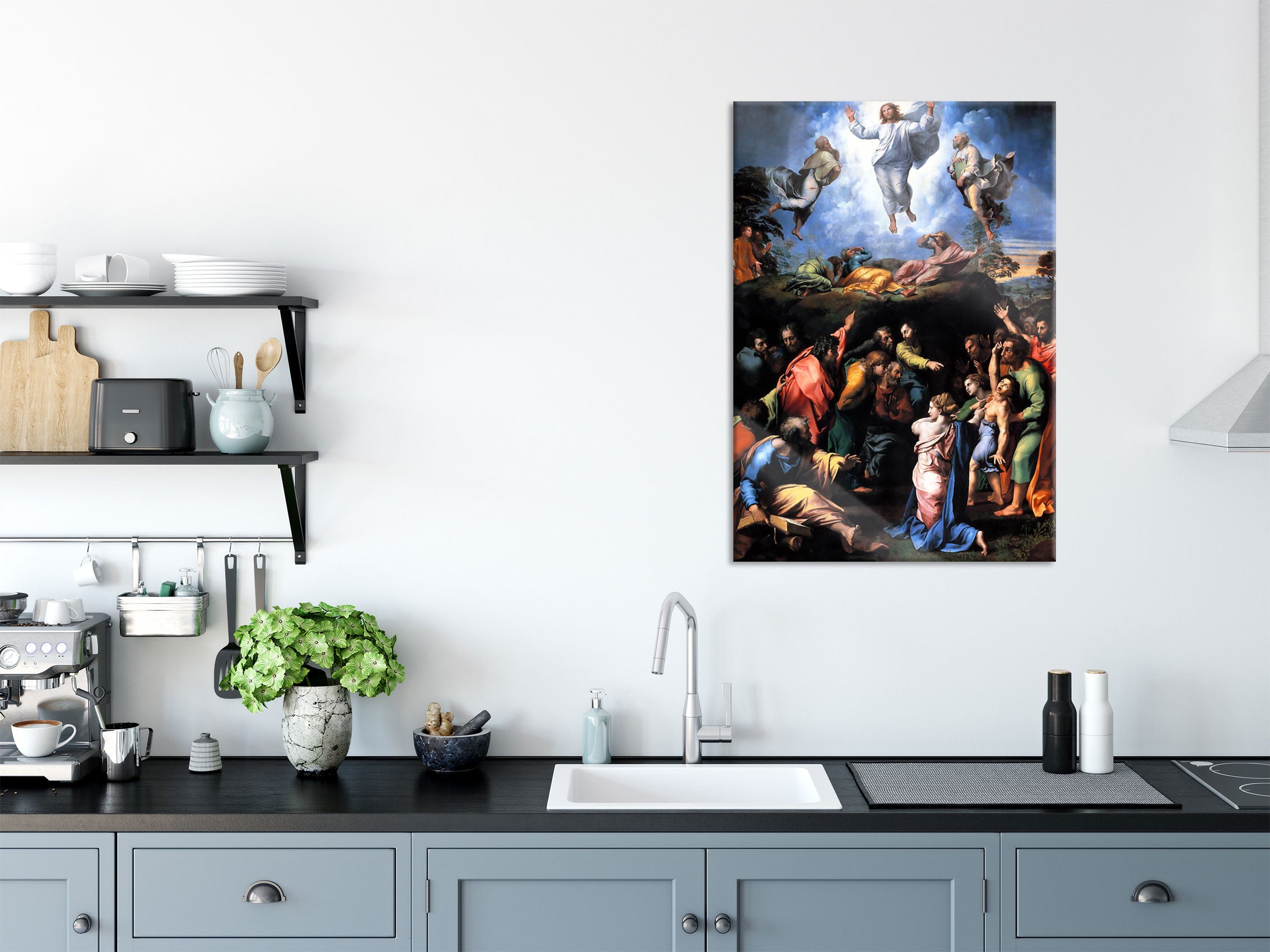Raffael - Transfiguration , Glasbild
