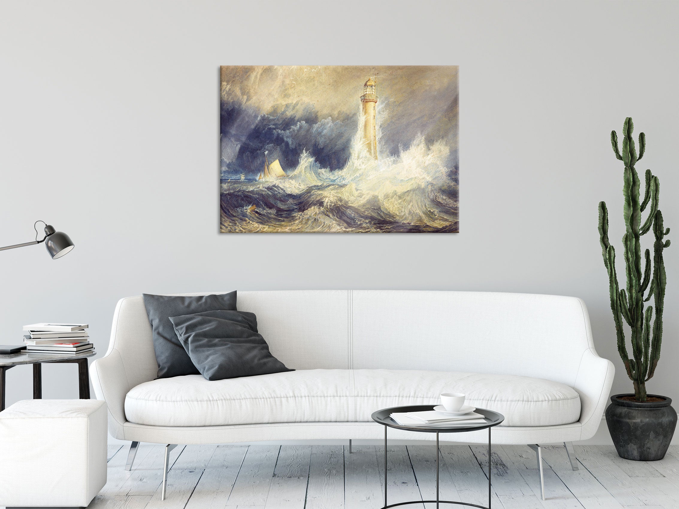 William Turner - Bell Rock Lighthouse , Glasbild