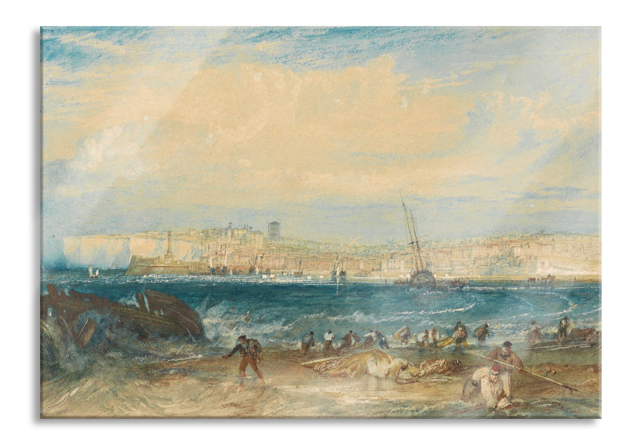 William Turner - Margate , Glasbild