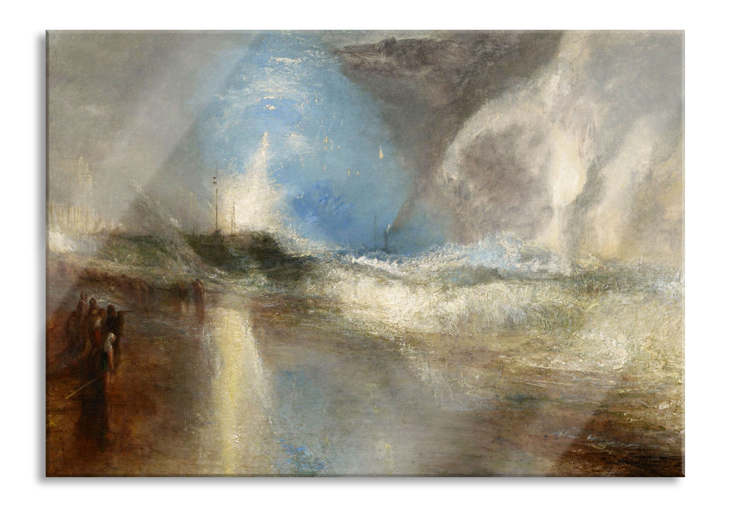 William Turner - Rockets and Blue LightsClose at Hand, Glasbild