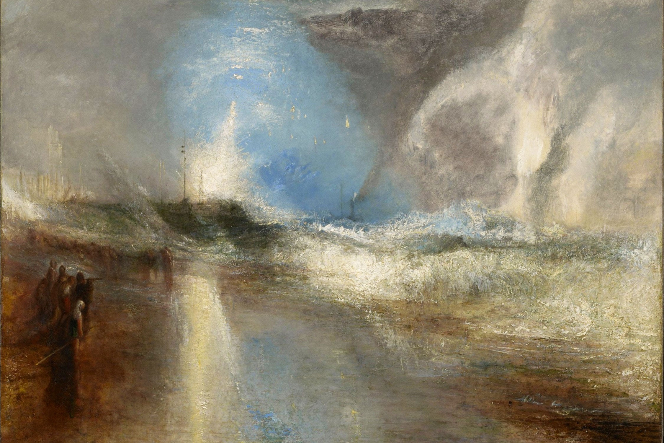 William Turner - Rockets and Blue LightsClose at Hand, Glasbild