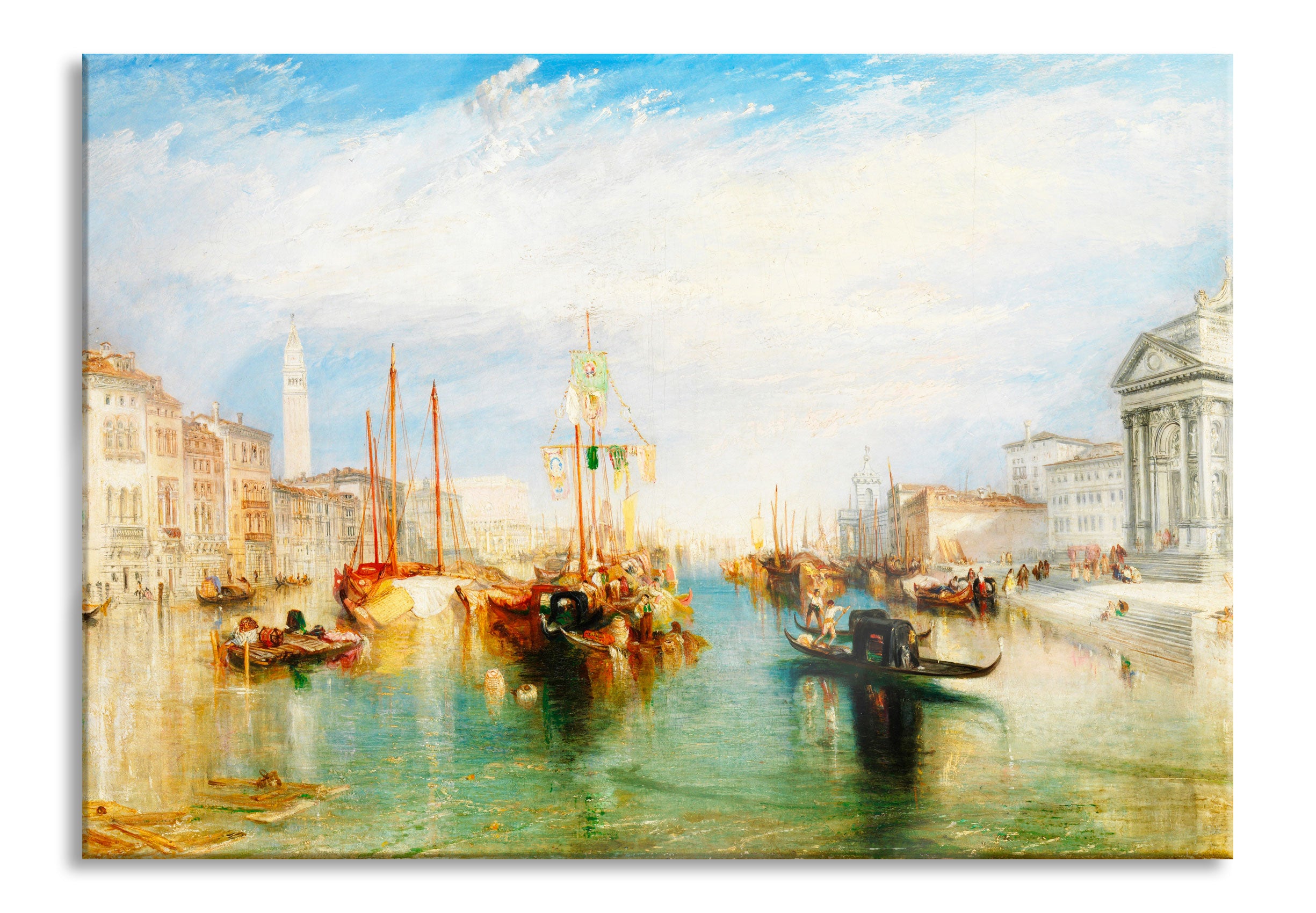 William Turner - Venice from the Porch of Madonna dell, Glasbild