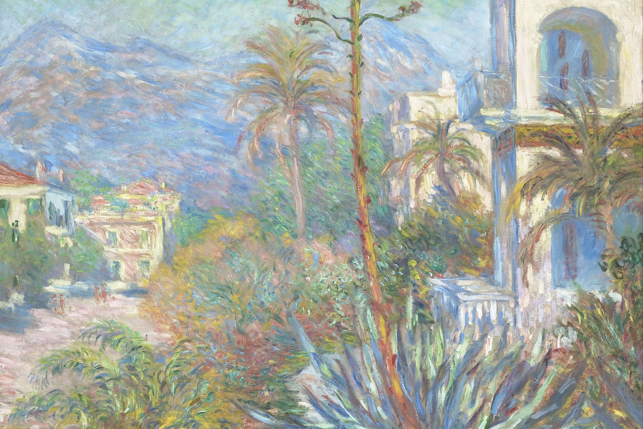 Claude Monet - Villen in Bordighera Impressionismu, Glasbild