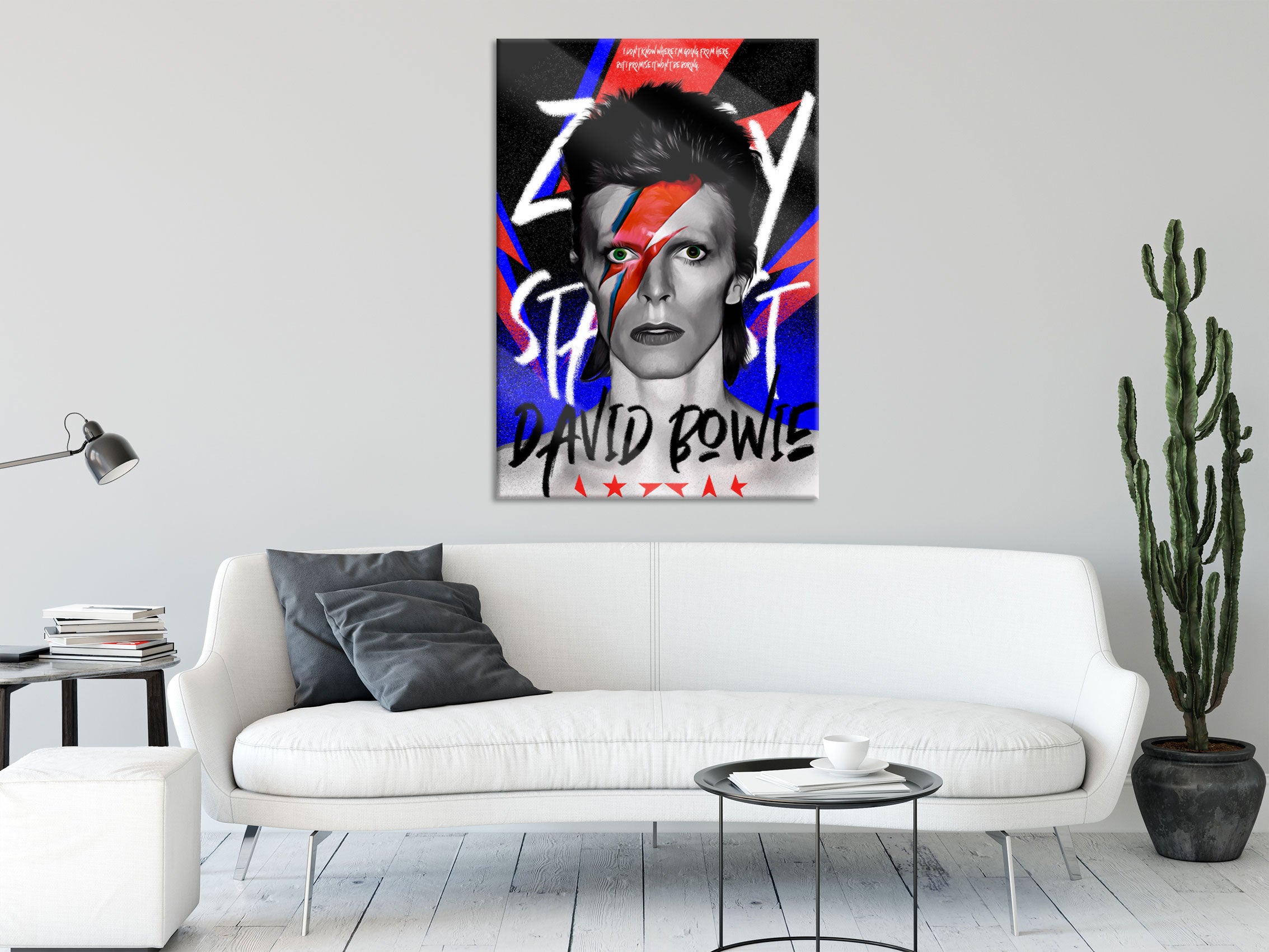 Pop Art  - David, Glasbild