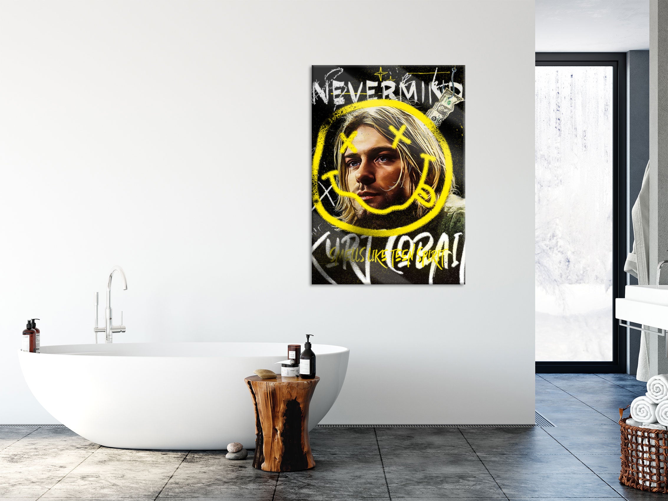 Pop Art  - Kurt, Glasbild