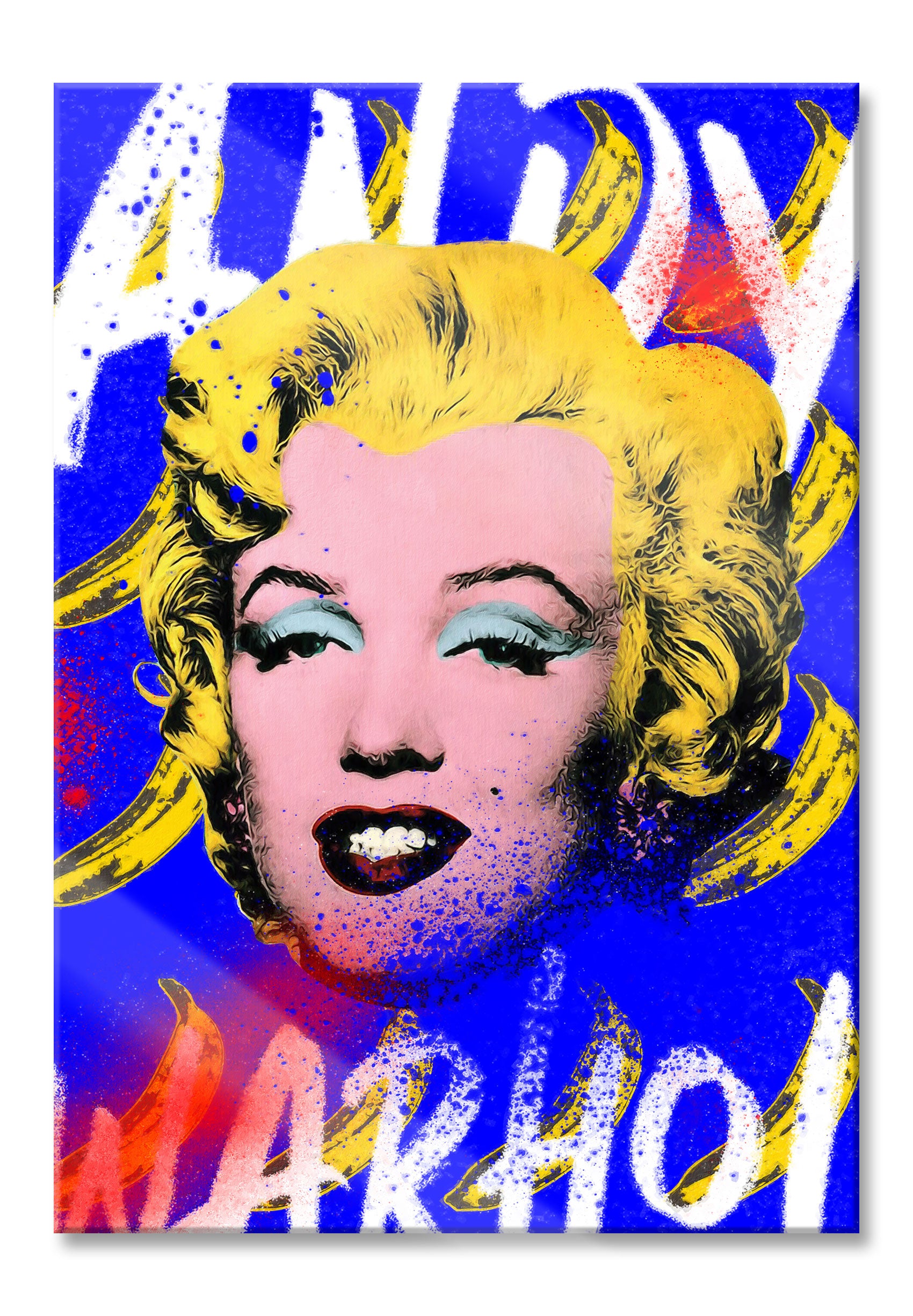 Pop Art  - Marylin Monroe, Glasbild