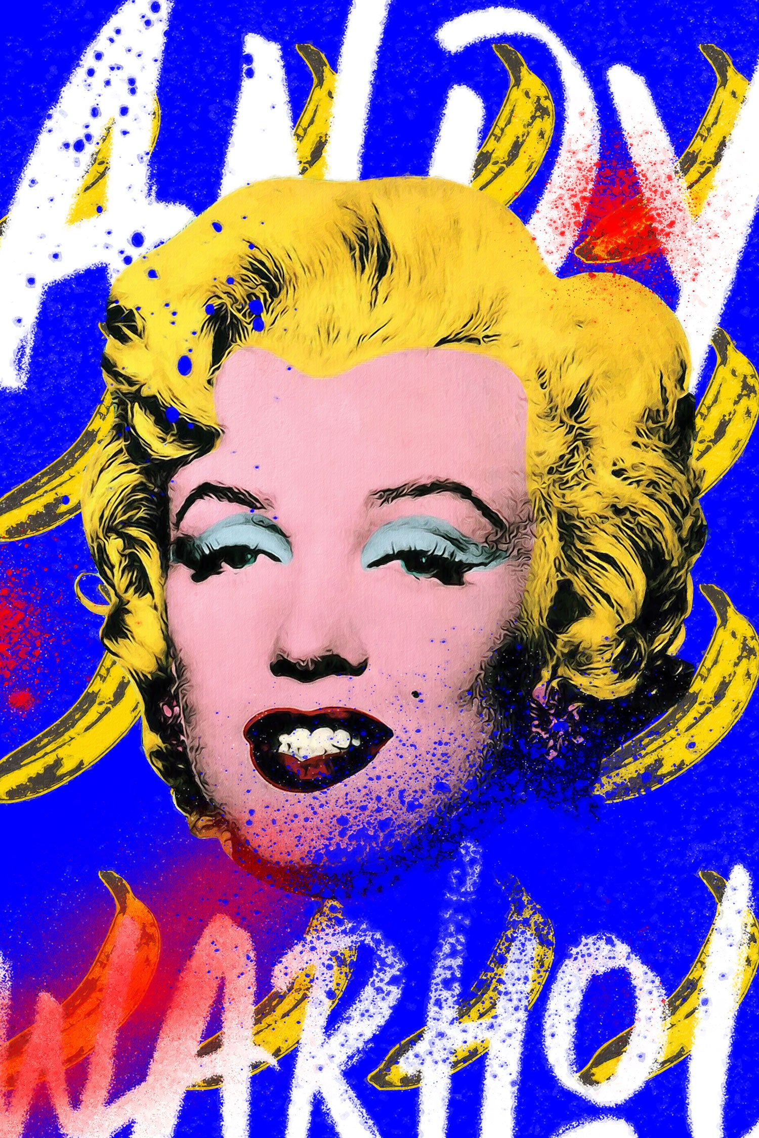 Pop Art  - Marylin Monroe, Glasbild