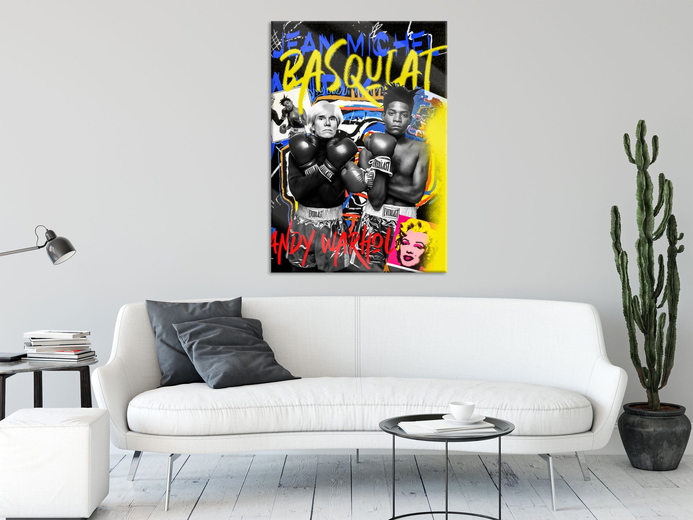 Pop Art  - Jean Boxer I, Glasbild