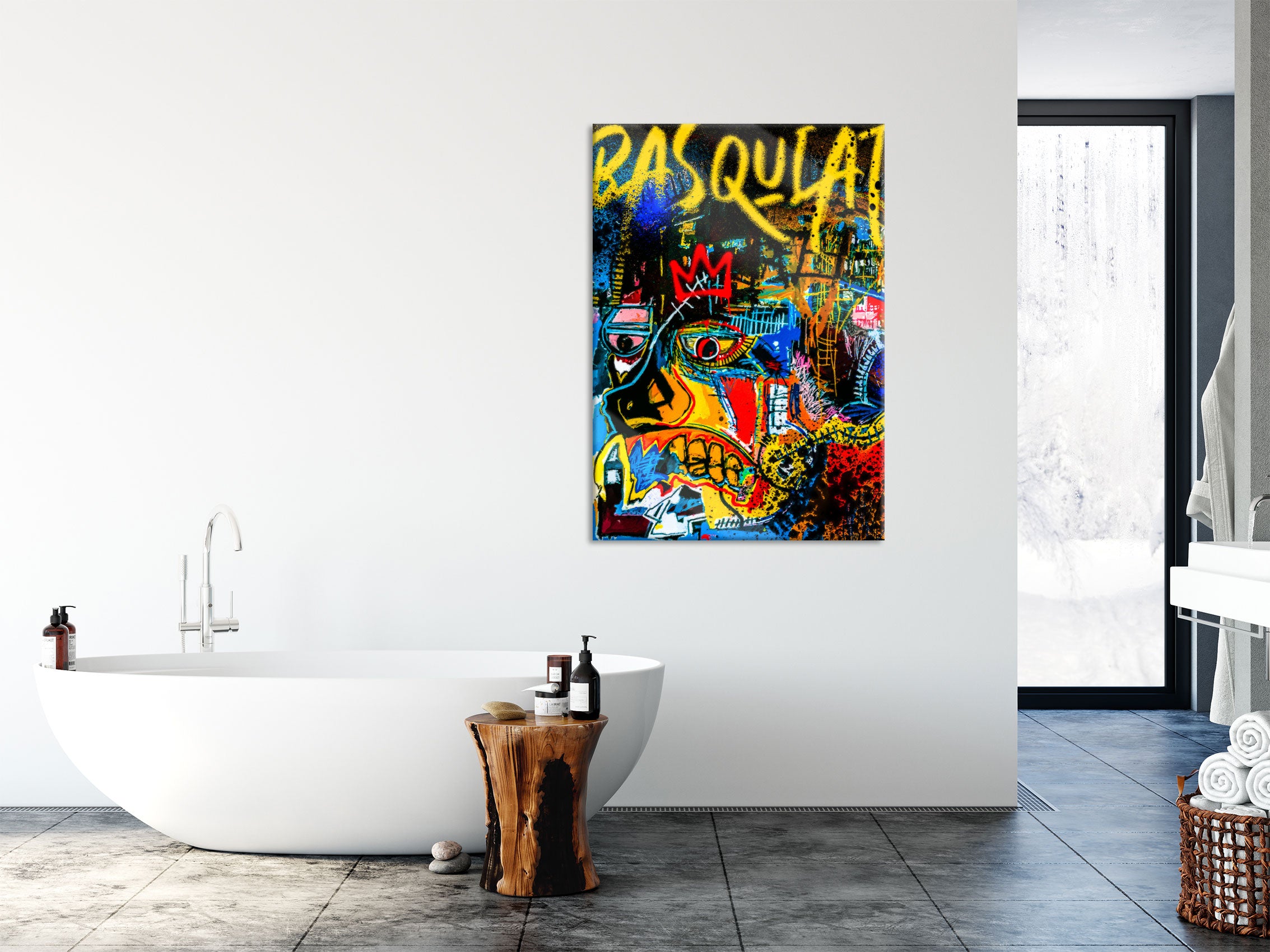 Pop Art  - Jean Grafitti, Glasbild