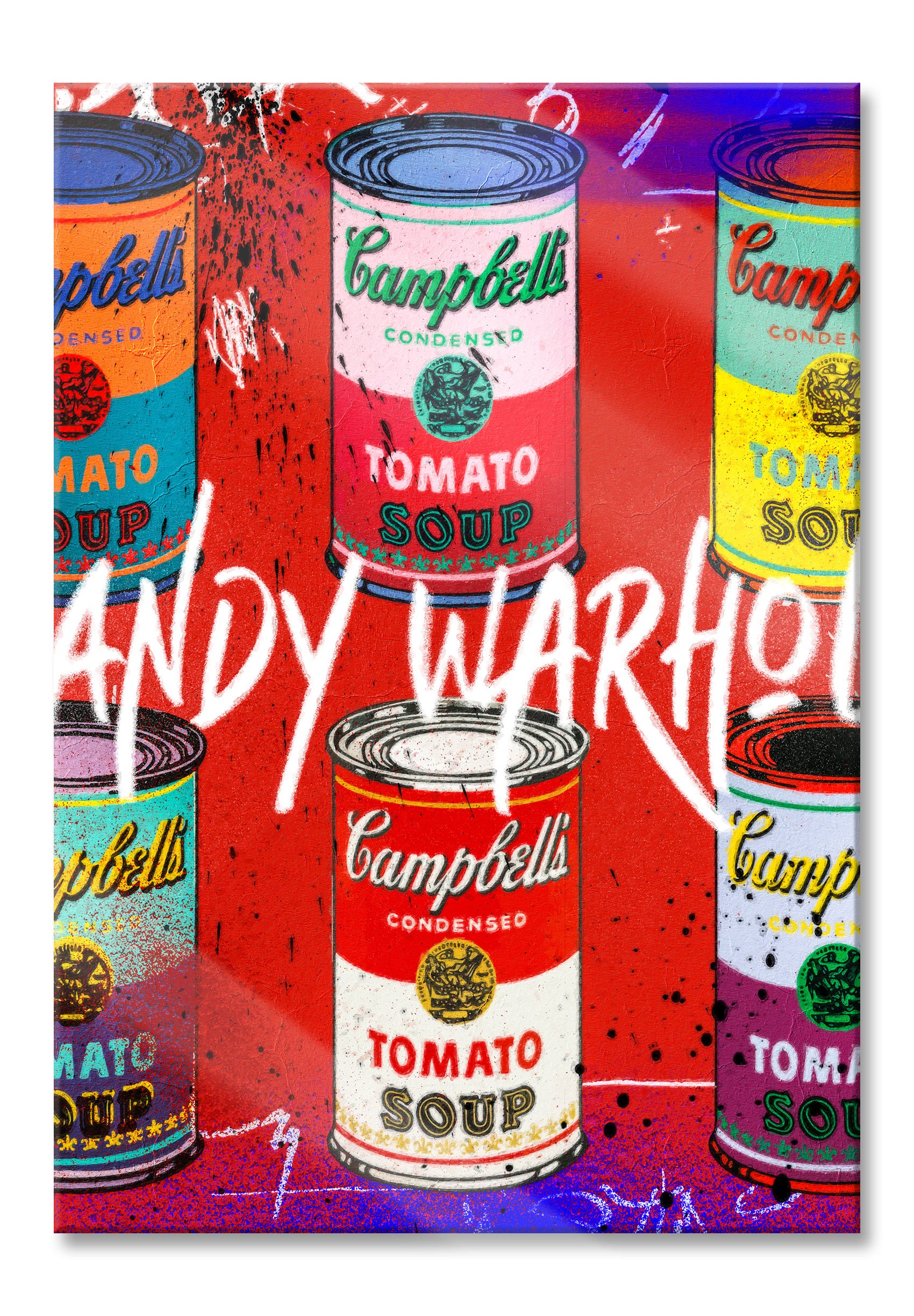 Pop Art  - Andy Dosen, Glasbild