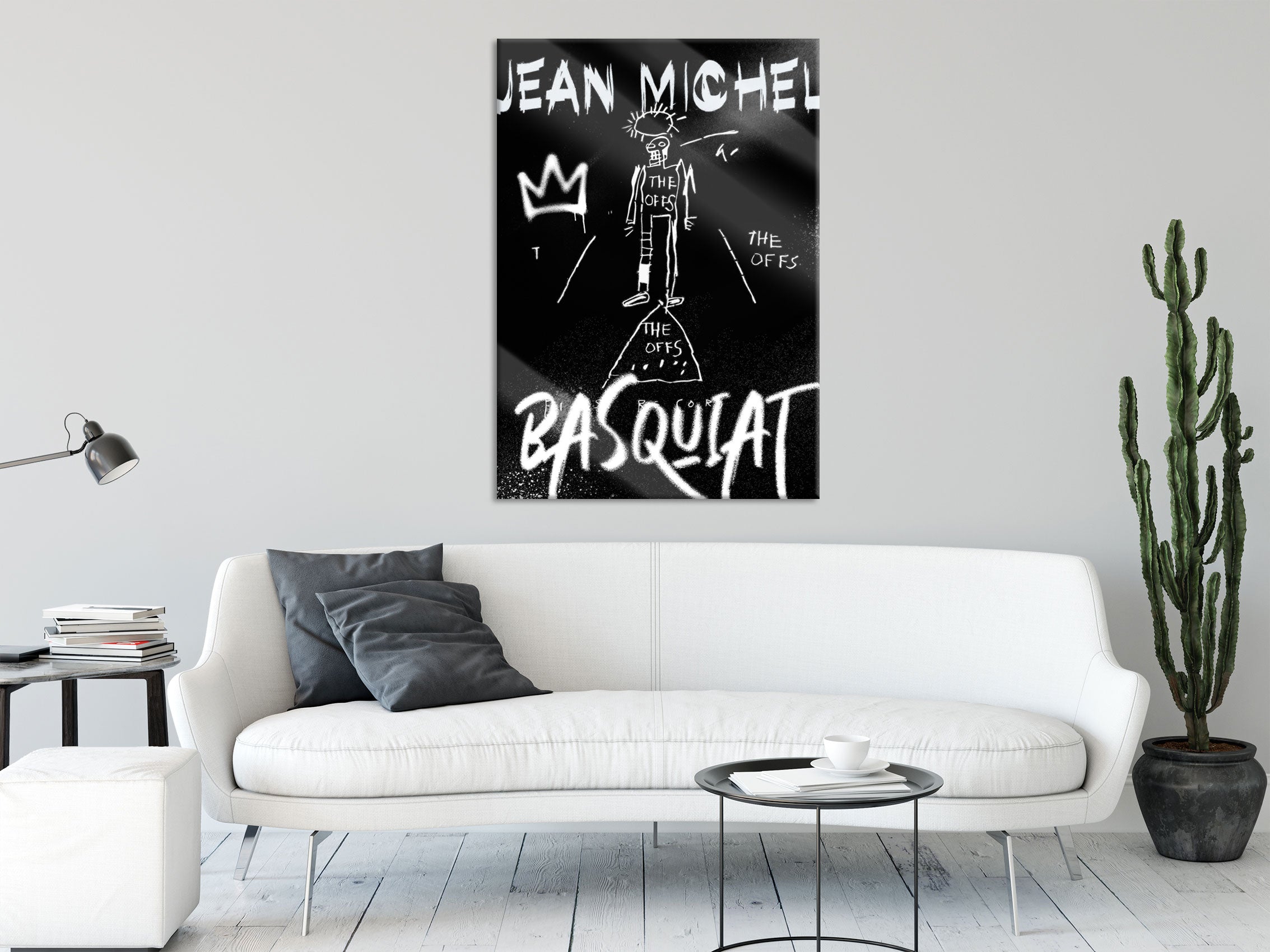 Pop Art  - Jean Offs II, Glasbild