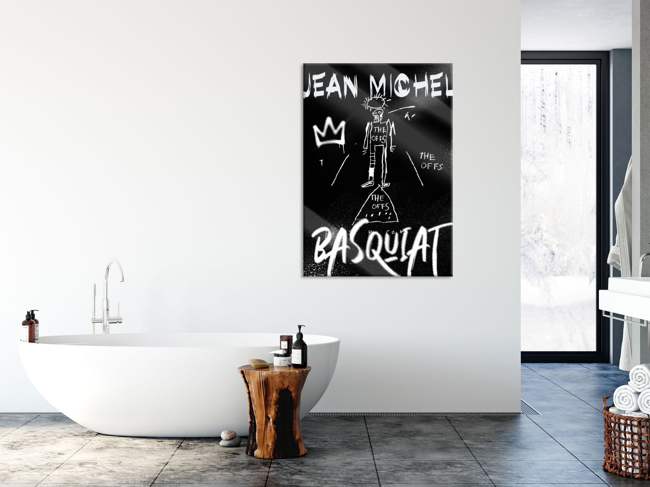 Pop Art  - Jean Offs II, Glasbild