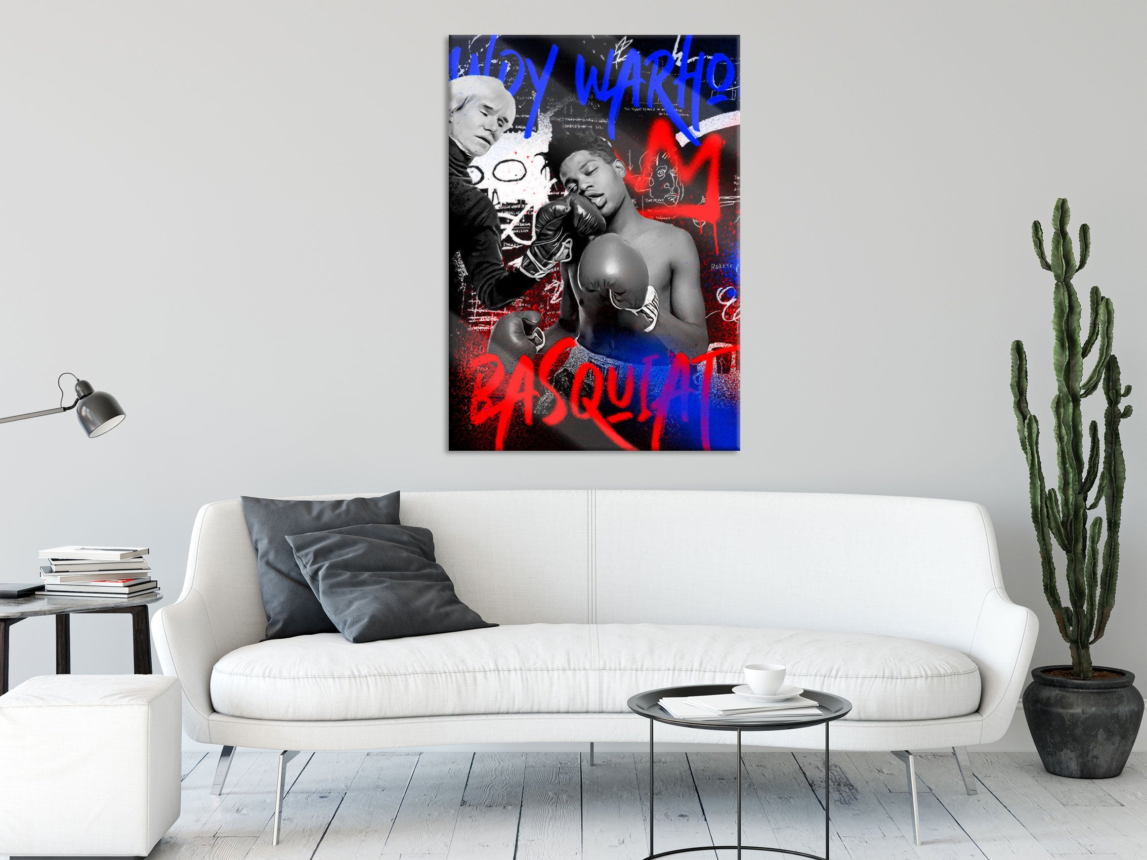 Pop Art  - Jean Boxer II, Glasbild