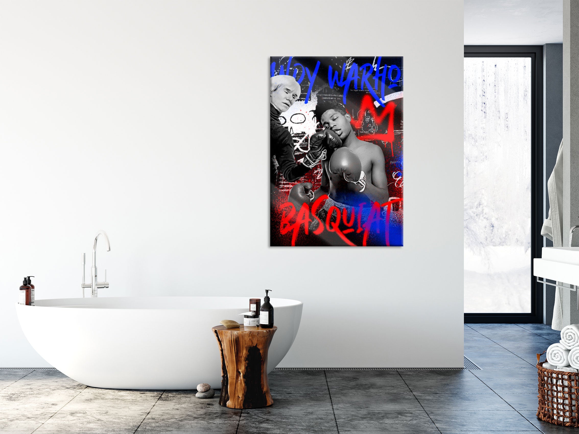 Pop Art  - Jean Boxer II, Glasbild