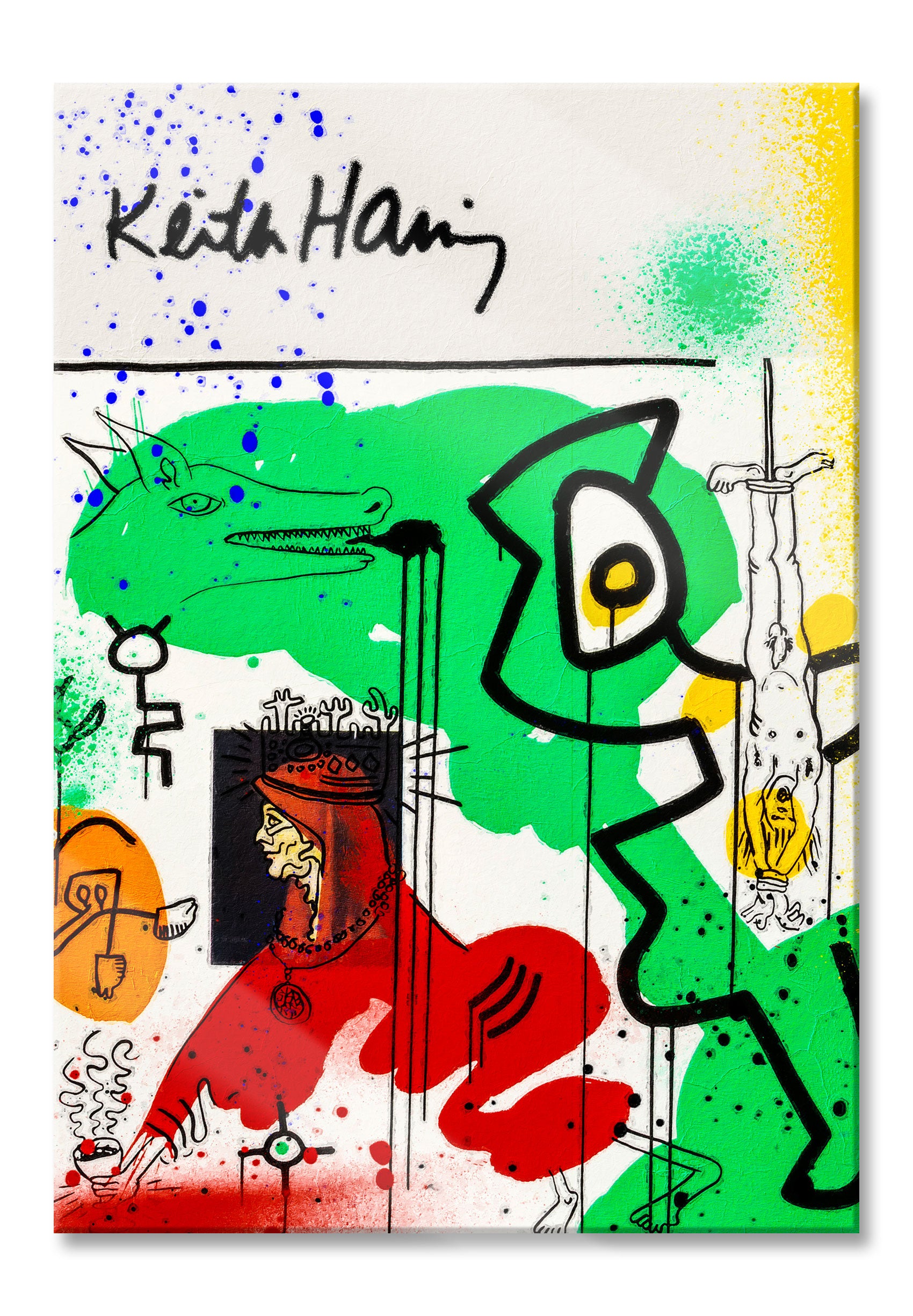 Pop Art  - Keith Scribble Art I, Glasbild