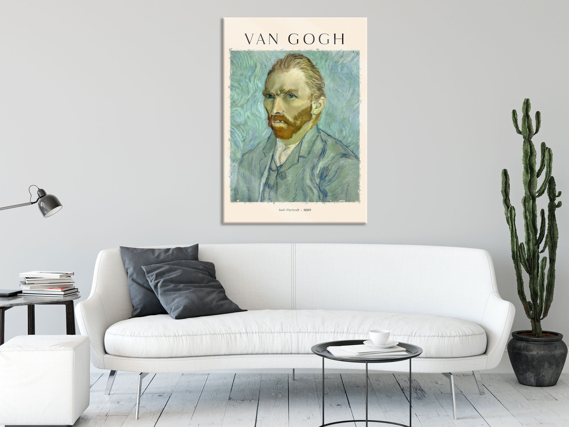 Art Portrait  - Van Gogh - Selbstportrait I, Glasbild