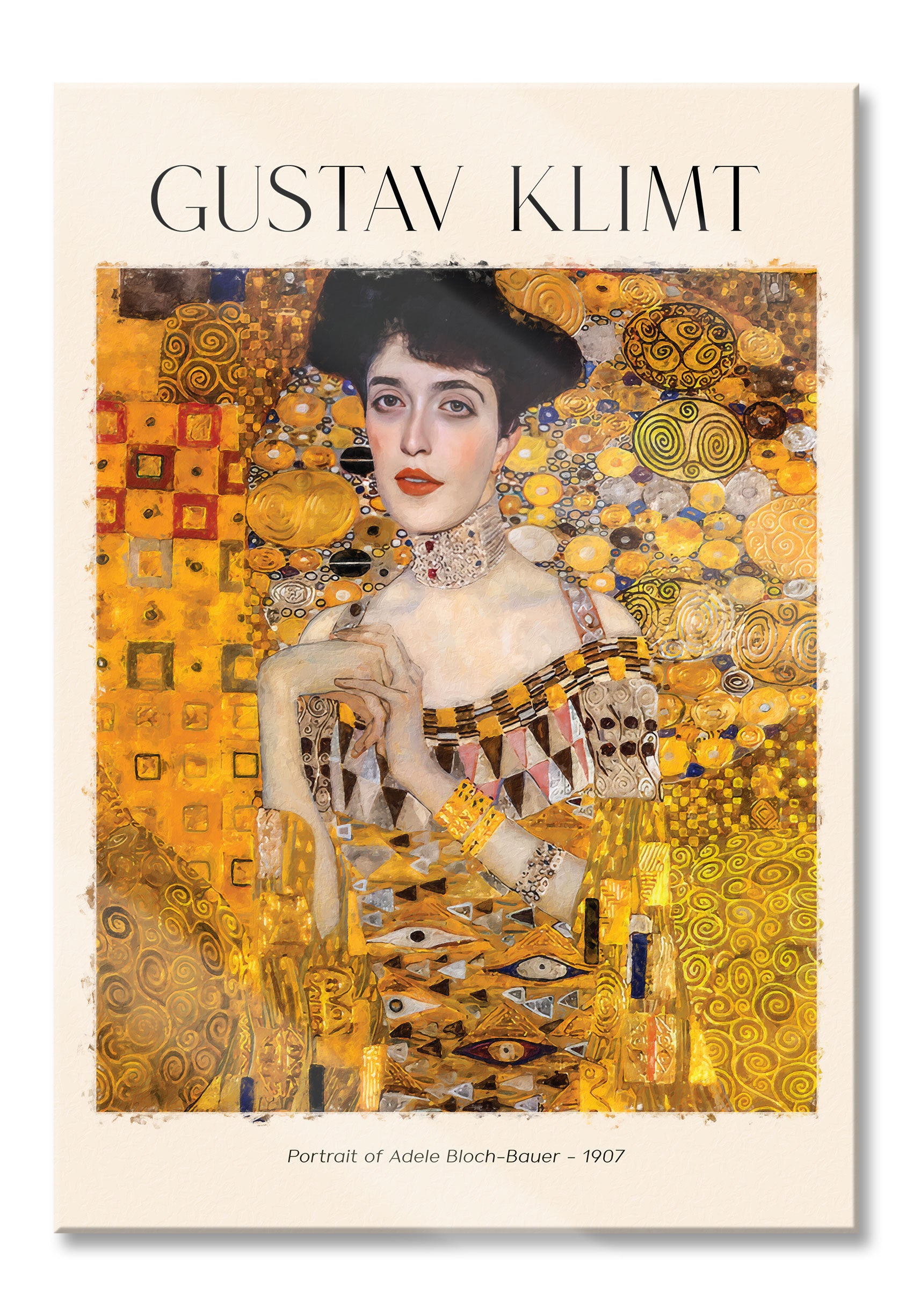 Art Portrait  - Gustav Klimt - Adele Boch-Bauer, Glasbild