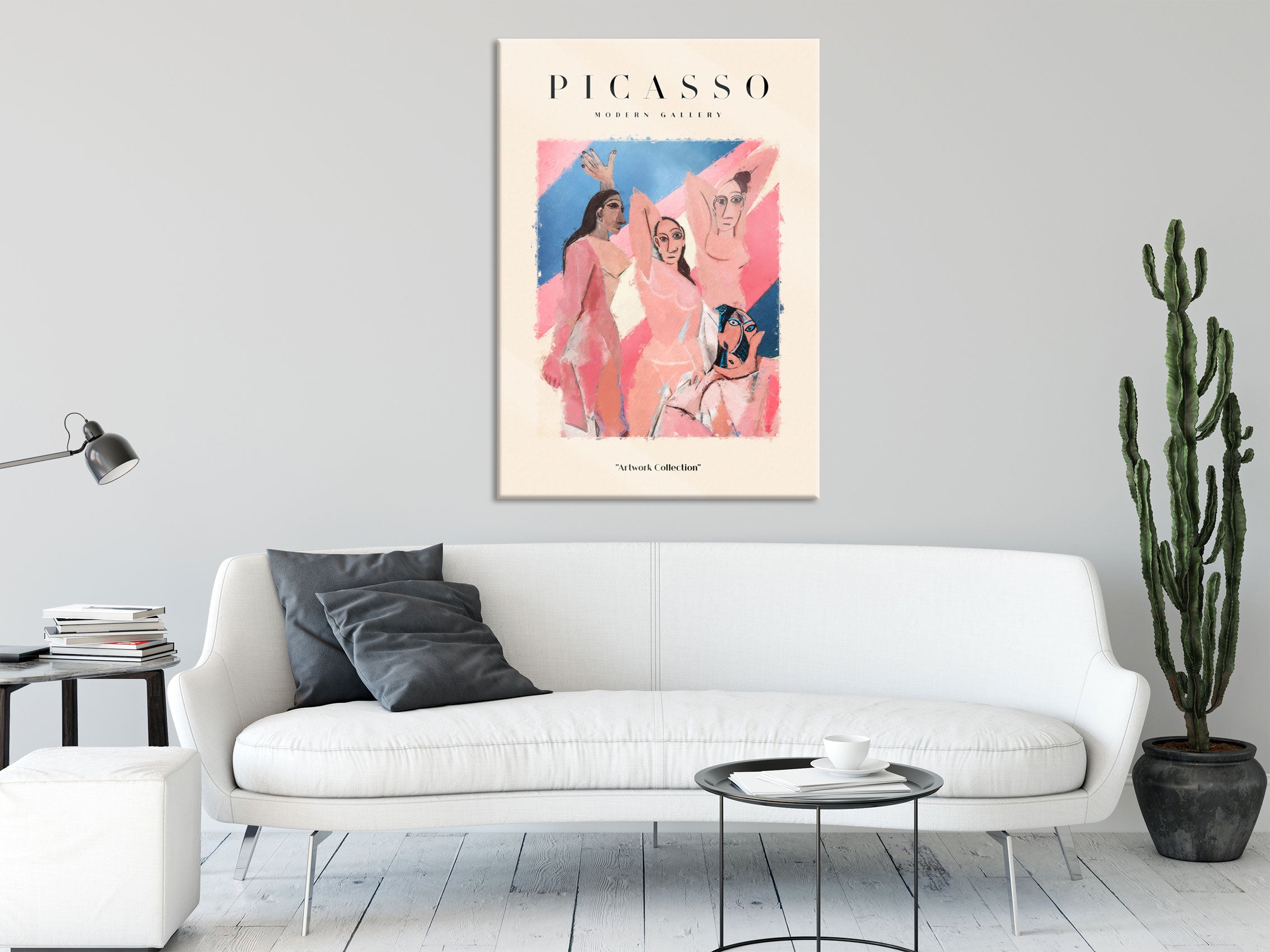 Picasso Art Collection  - Frauengruppe, Glasbild