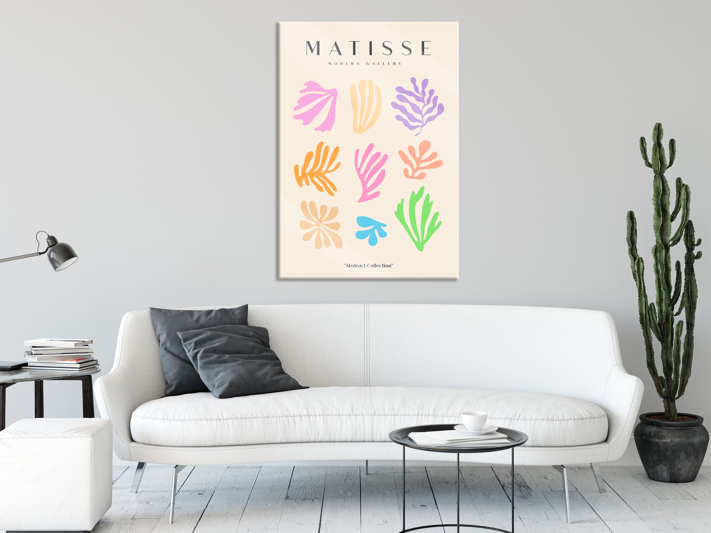 Matisse Modern Gallery  - Korallen Regenbogen, Glasbild