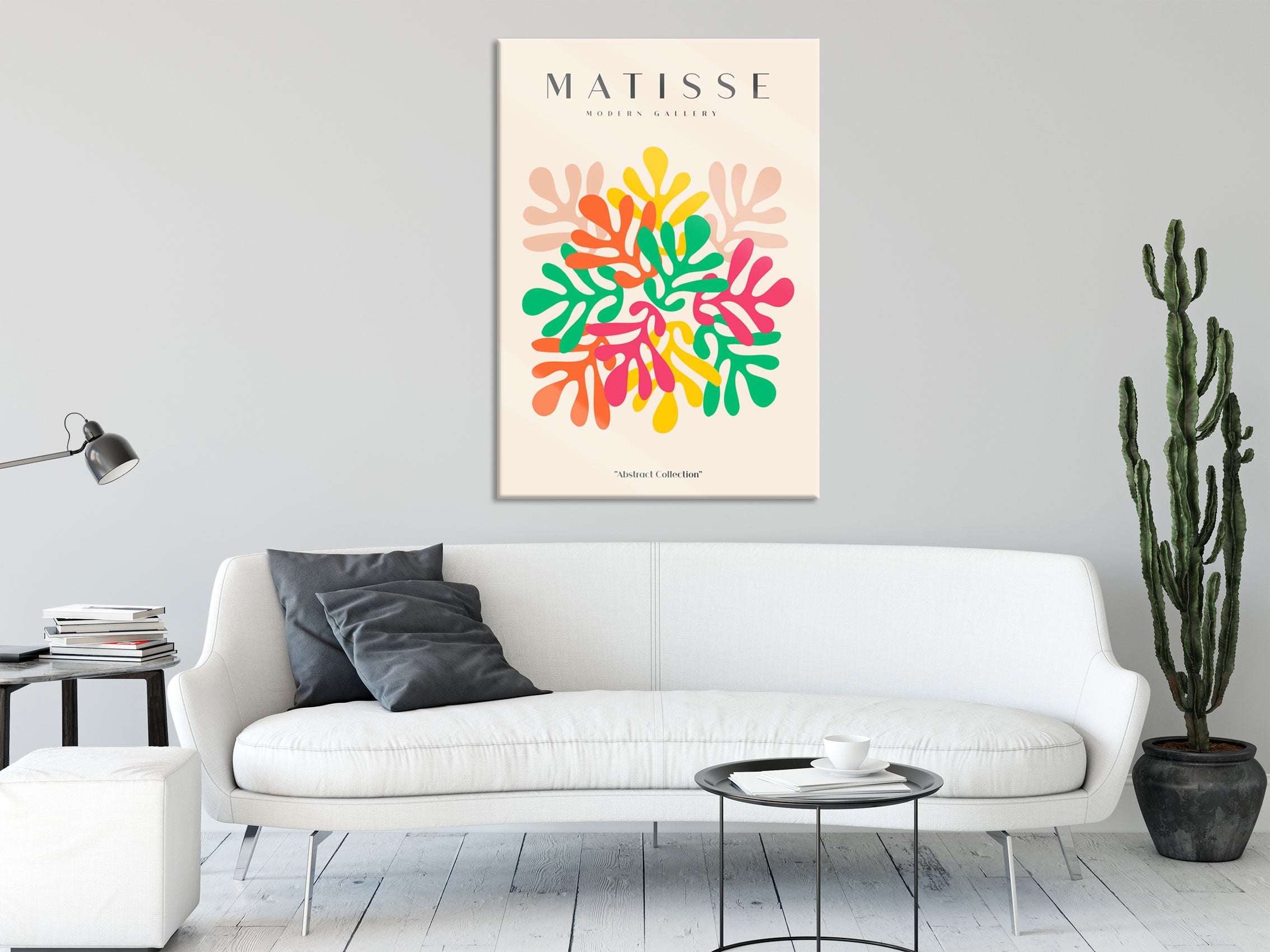 Matisse Modern Gallery  - Korallen Strauß, Glasbild