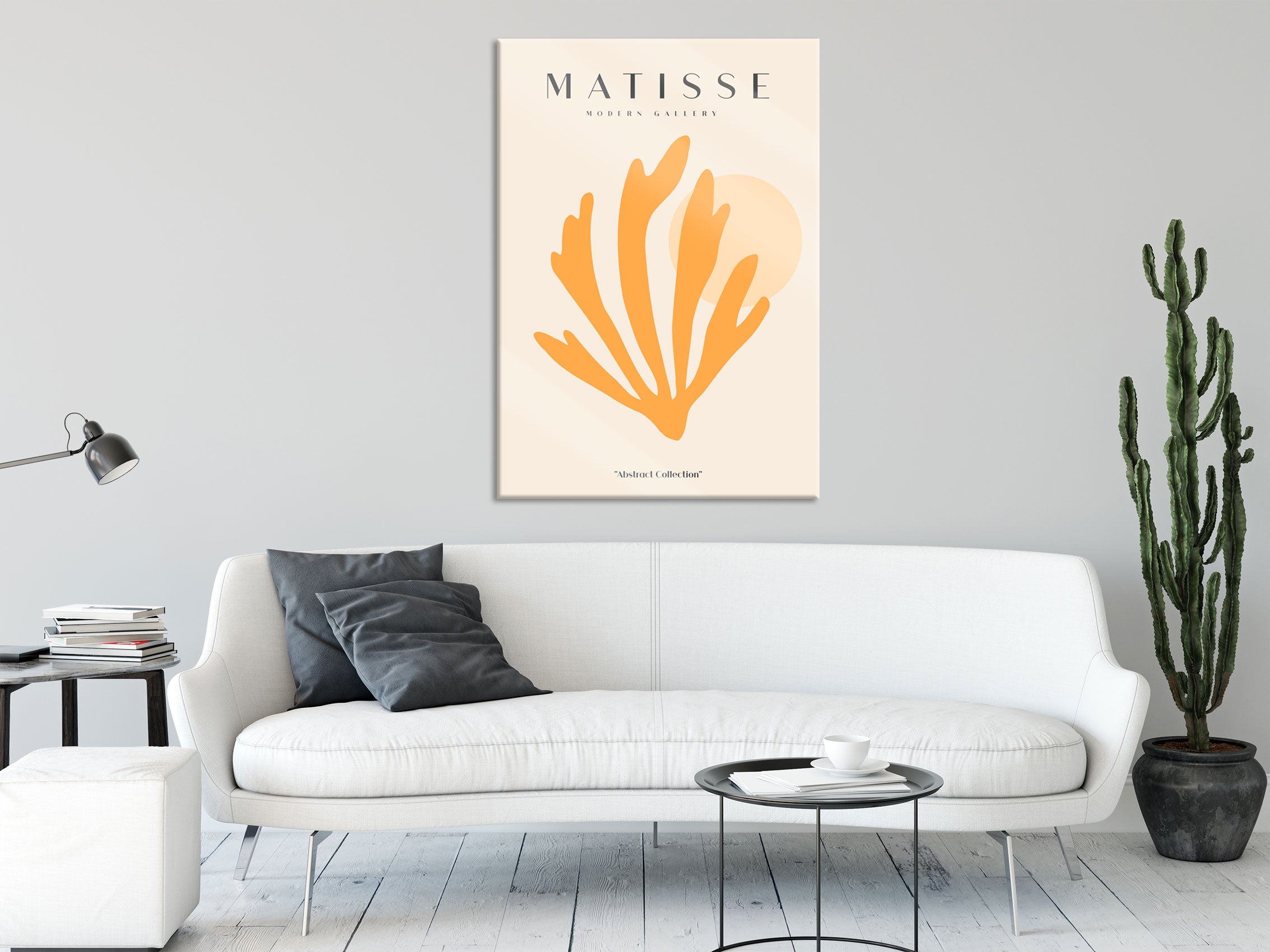 Matisse Modern Gallery  - Koralle Orange I, Glasbild