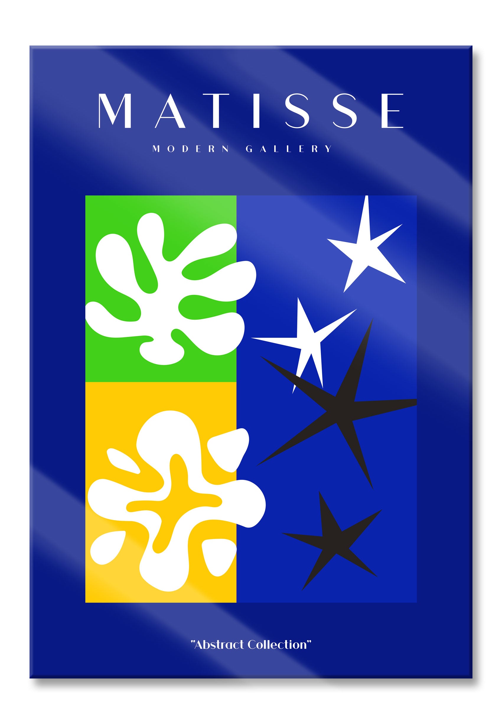 Matisse Modern Gallery  - Sterne Blüten, Glasbild