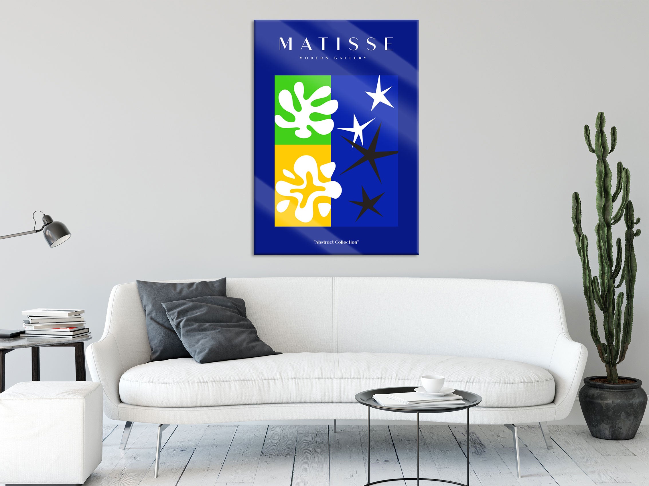 Matisse Modern Gallery  - Sterne Blüten, Glasbild