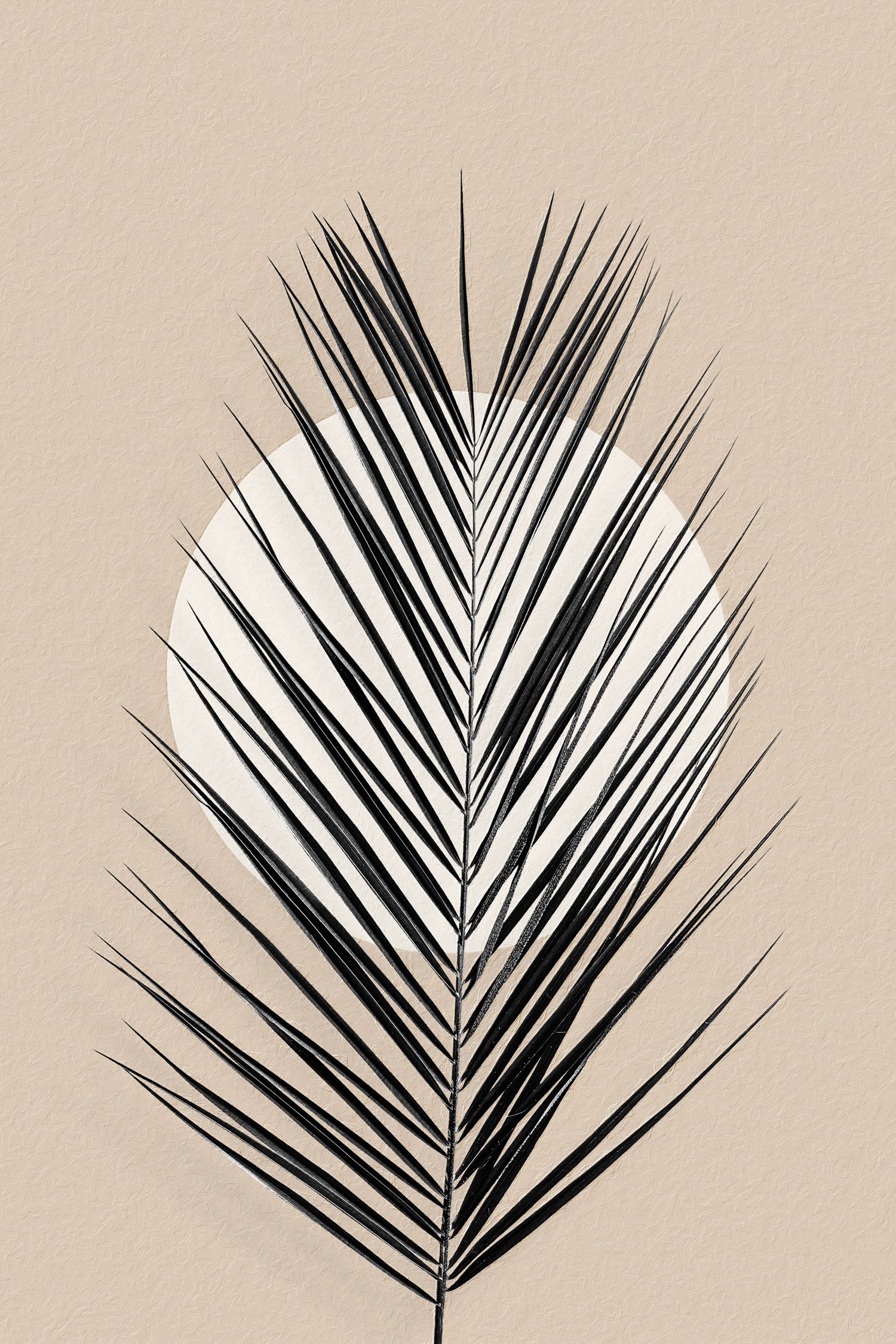 Modern Art Botanical  - Farn V, Glasbild