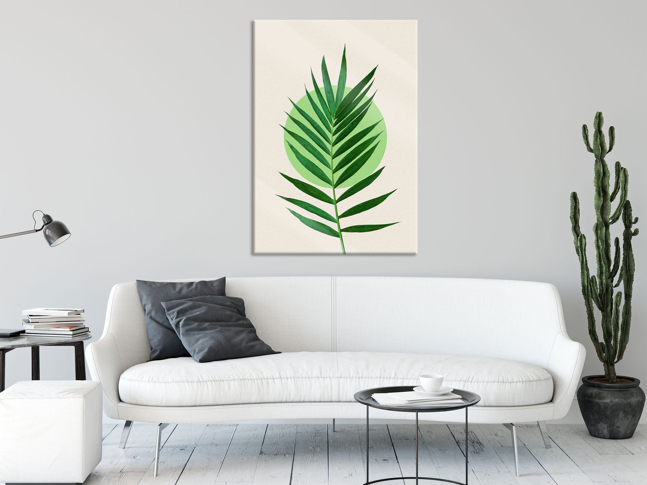 Modern Art Botanical  - Farn VI, Glasbild