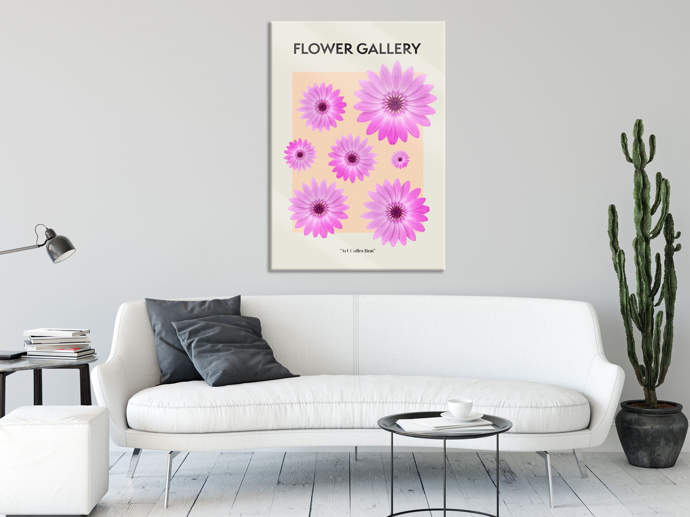 Flower Gallery  - Pinke Gerbera I, Glasbild