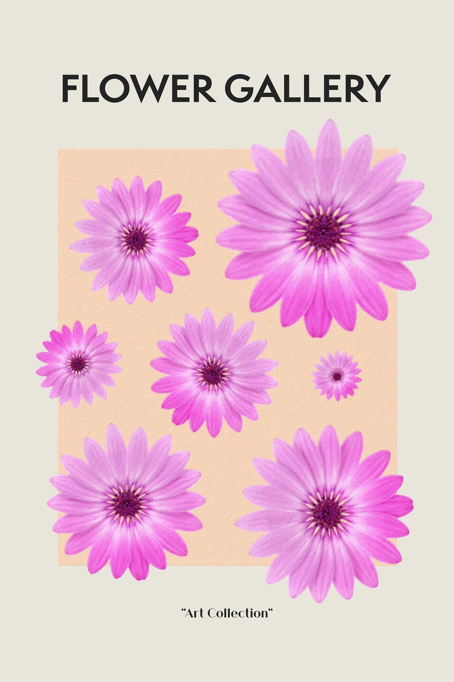 Flower Gallery  - Pinke Gerbera I, Glasbild