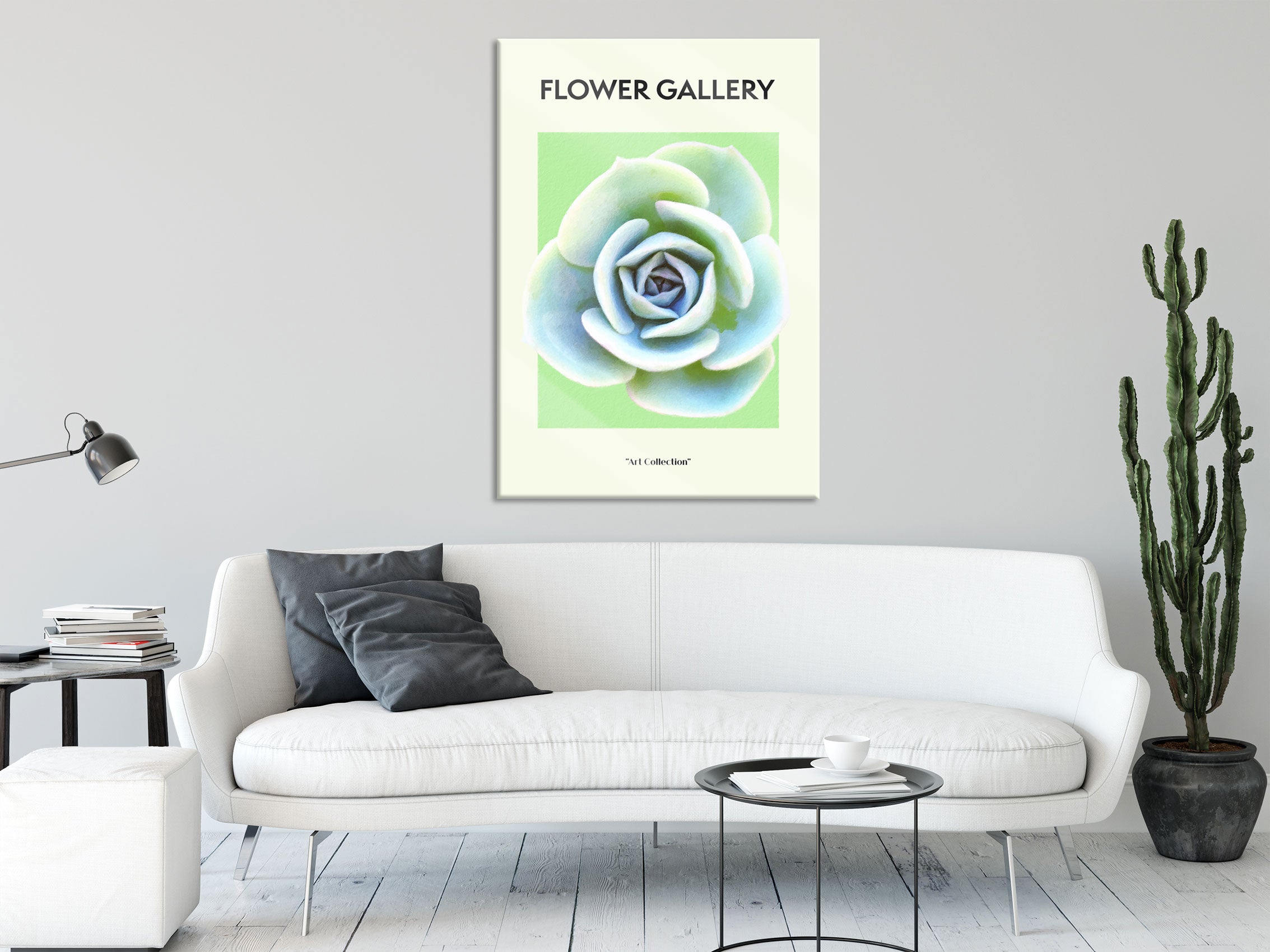 Flower Gallery  - Sukkulente , Glasbild