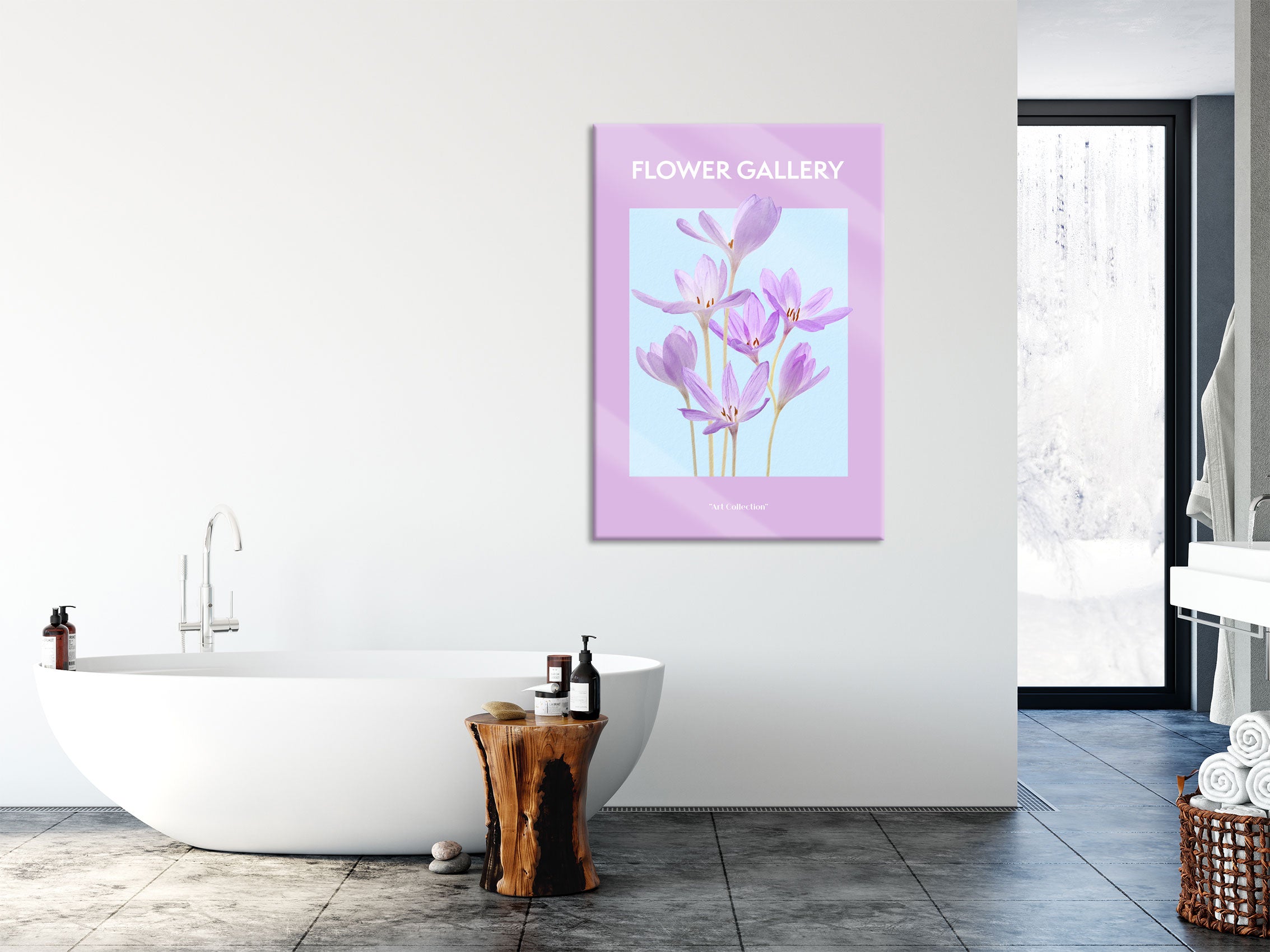 Flower Gallery  - Lilie, Glasbild