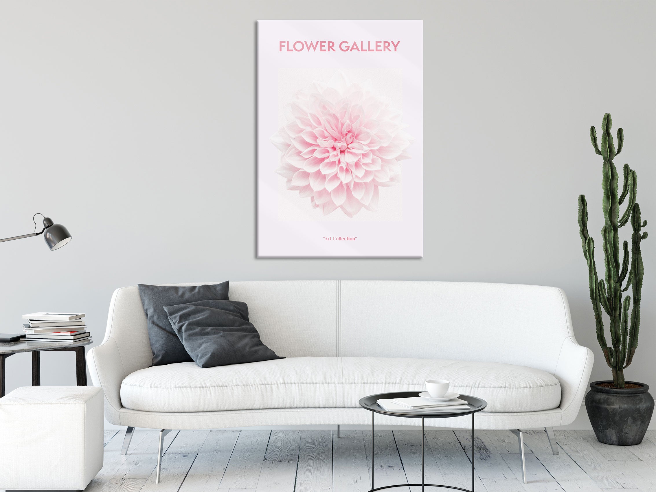 Flower Gallery  - Rosa Chrysantheme I, Glasbild