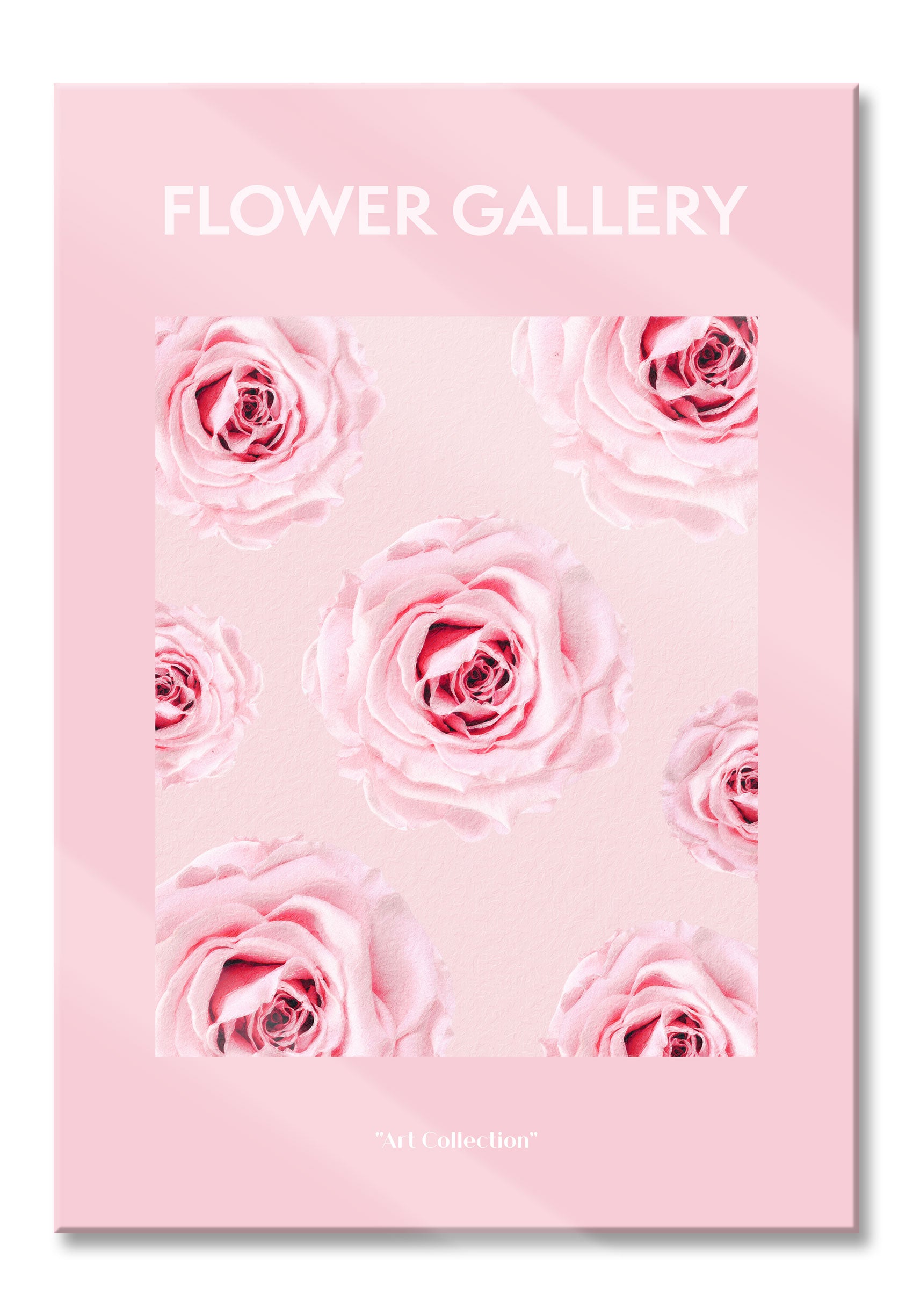 Flower Gallery  - Rosa Rose I, Glasbild