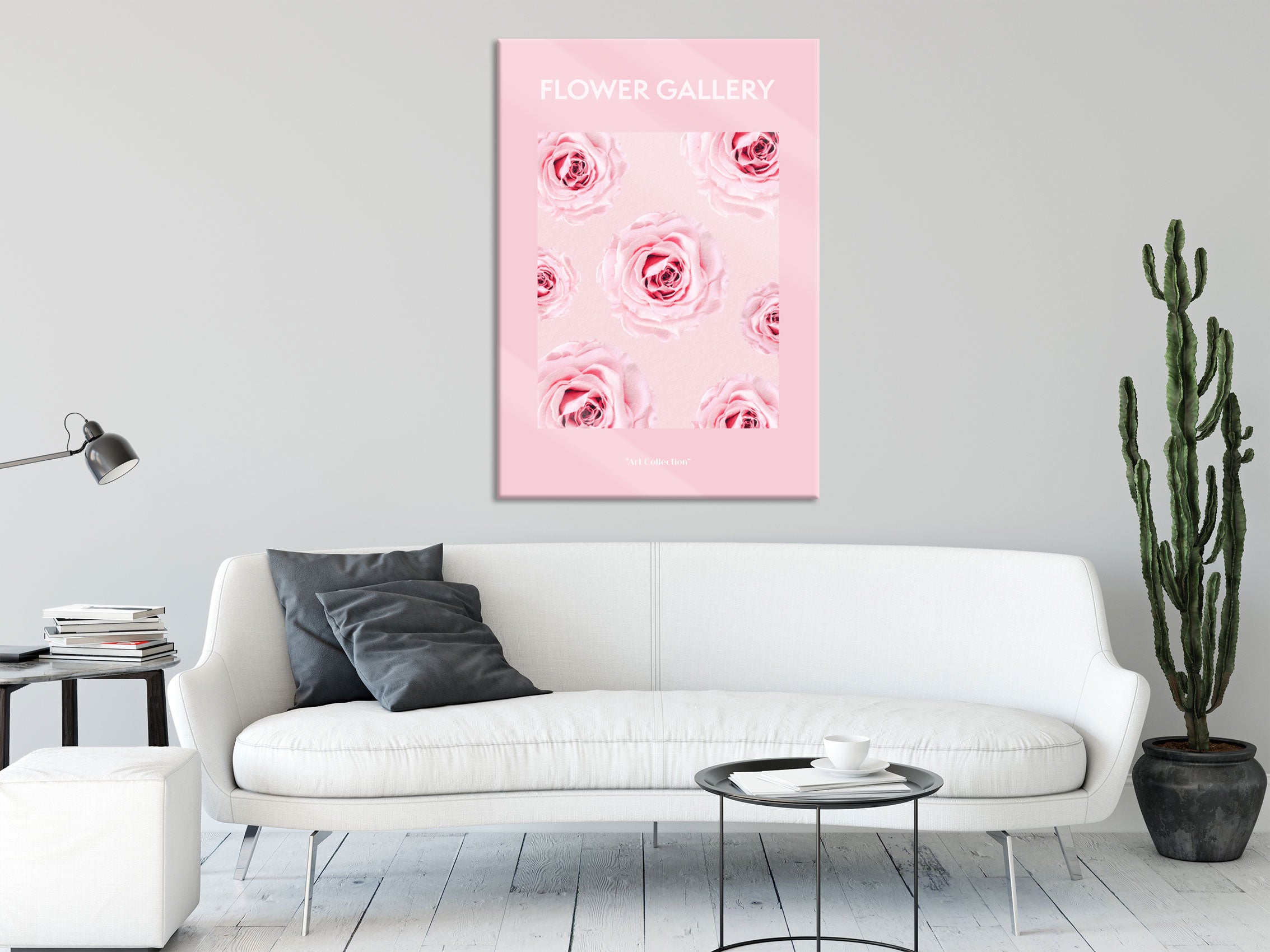 Flower Gallery  - Rosa Rose I, Glasbild