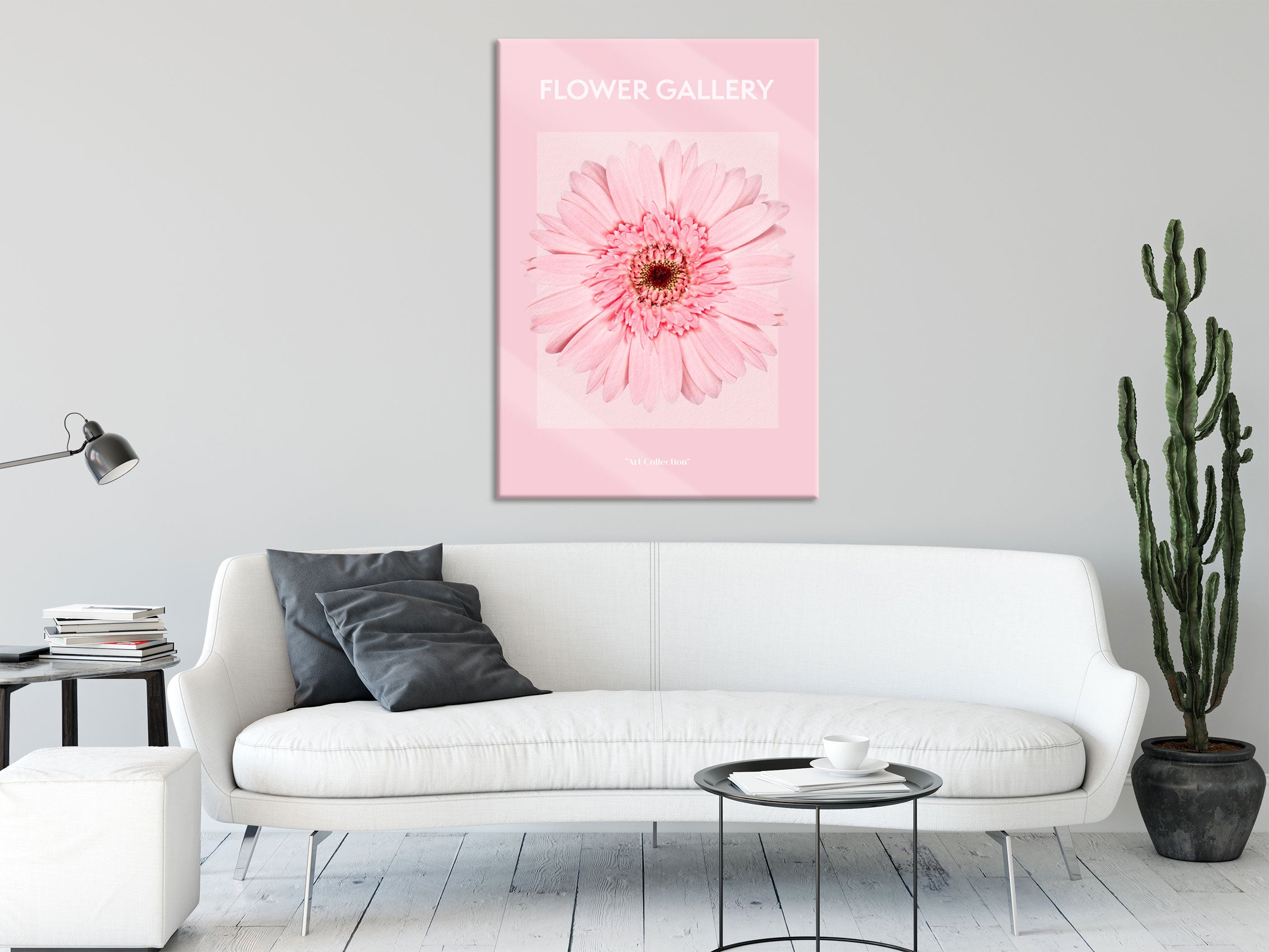 Flower Gallery  - Pinke Gerbera II, Glasbild